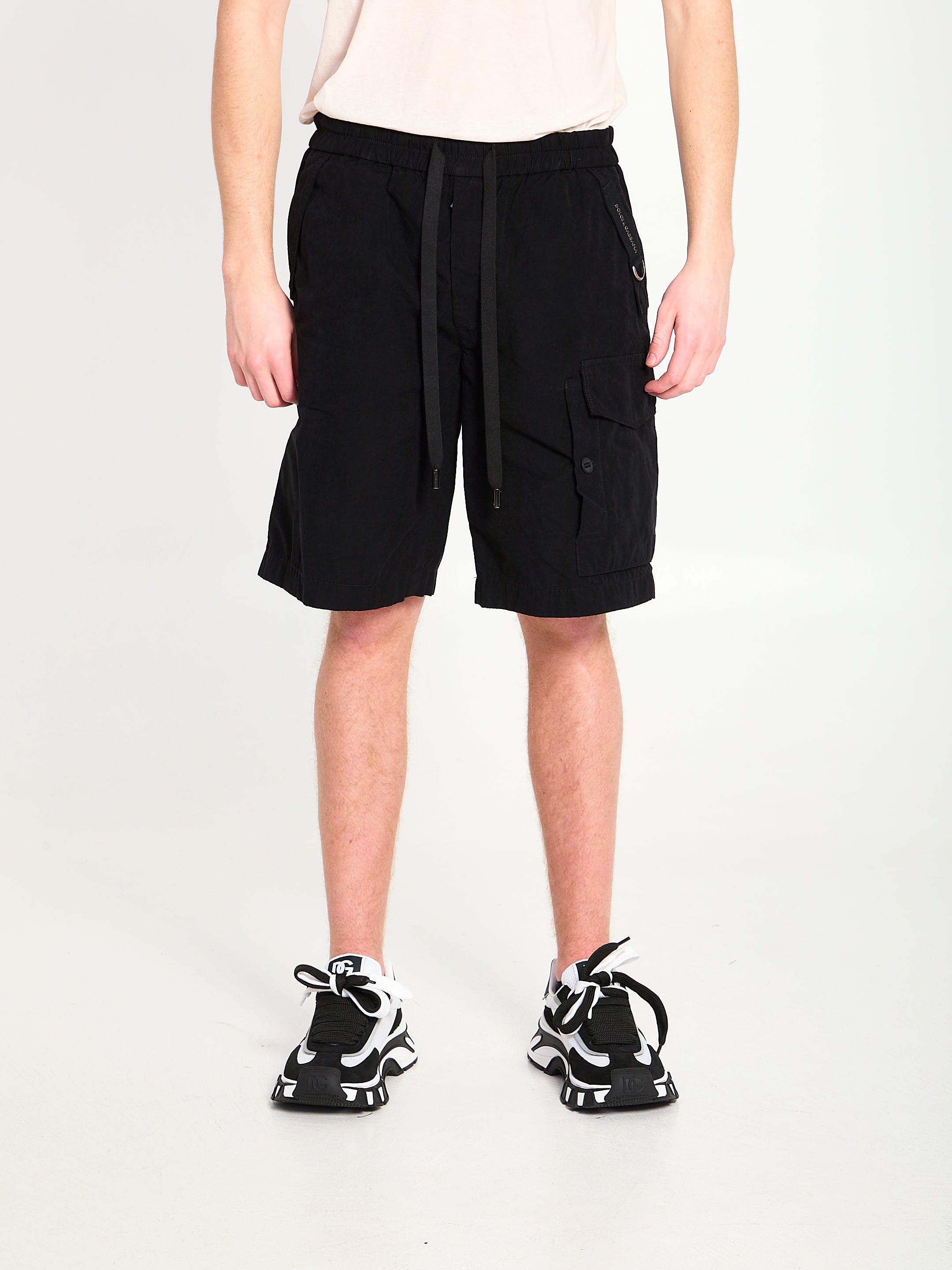 Dolce & Gabbana Waxed Faille Bermuda Shorts