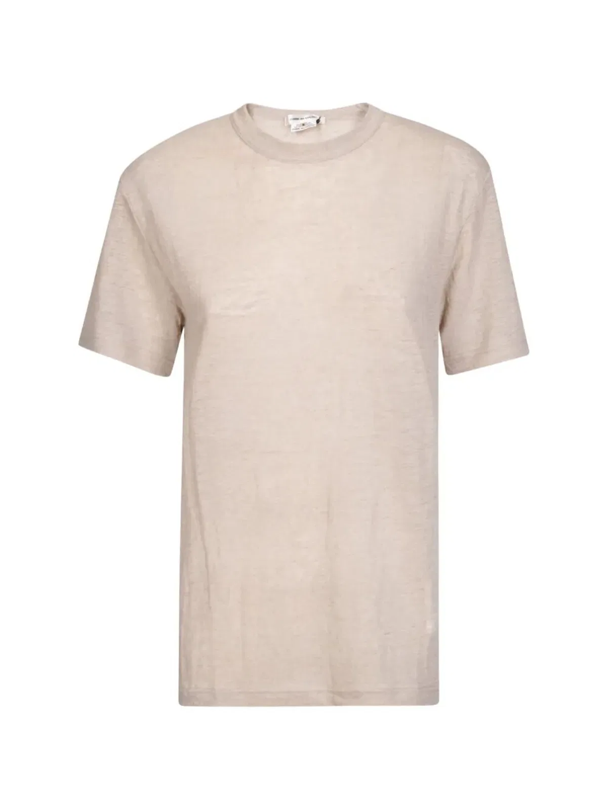 Comme Des Garçons Classic Tee Shirt In Beige