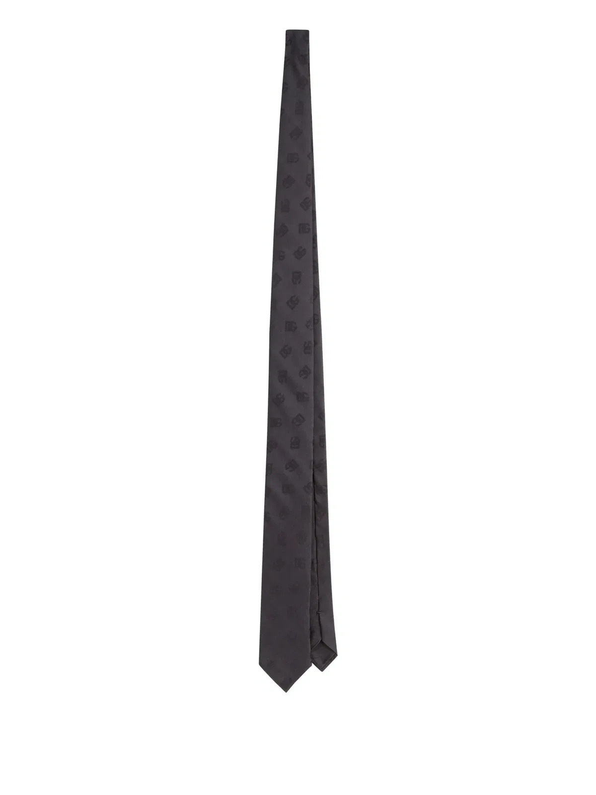 Dolce & Gabbana Grey Silk Necktie
