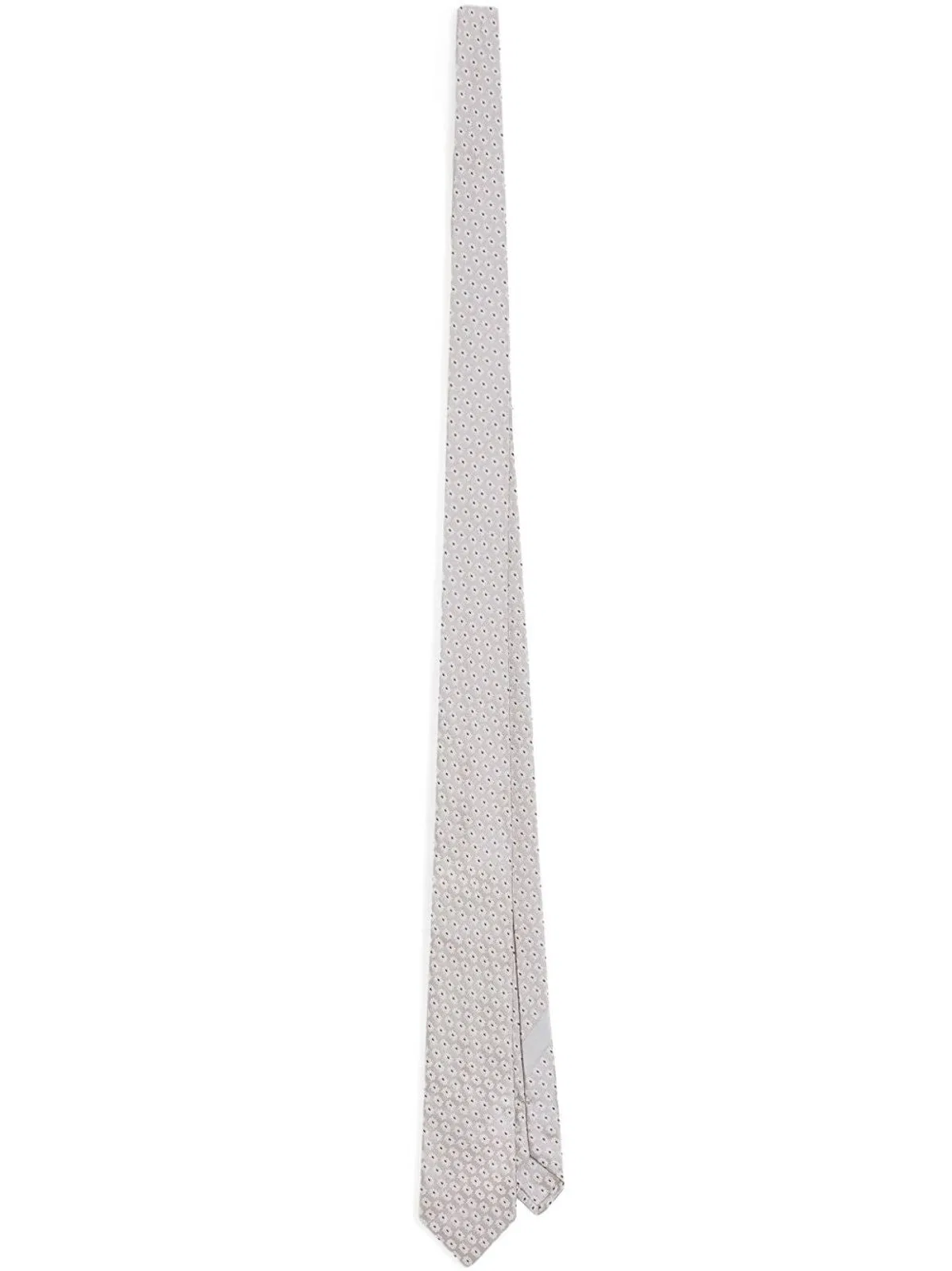 Dolce & Gabbana Martini Tie In Micro-Pattern Jacquard