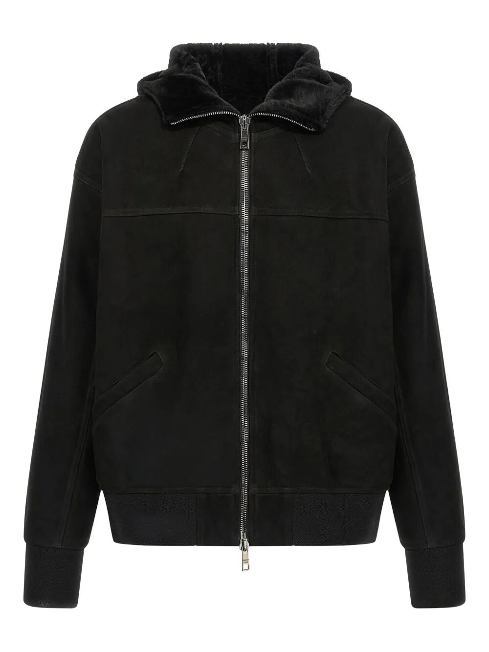 Mutton Velour Oversized Hooded Sweatshirt