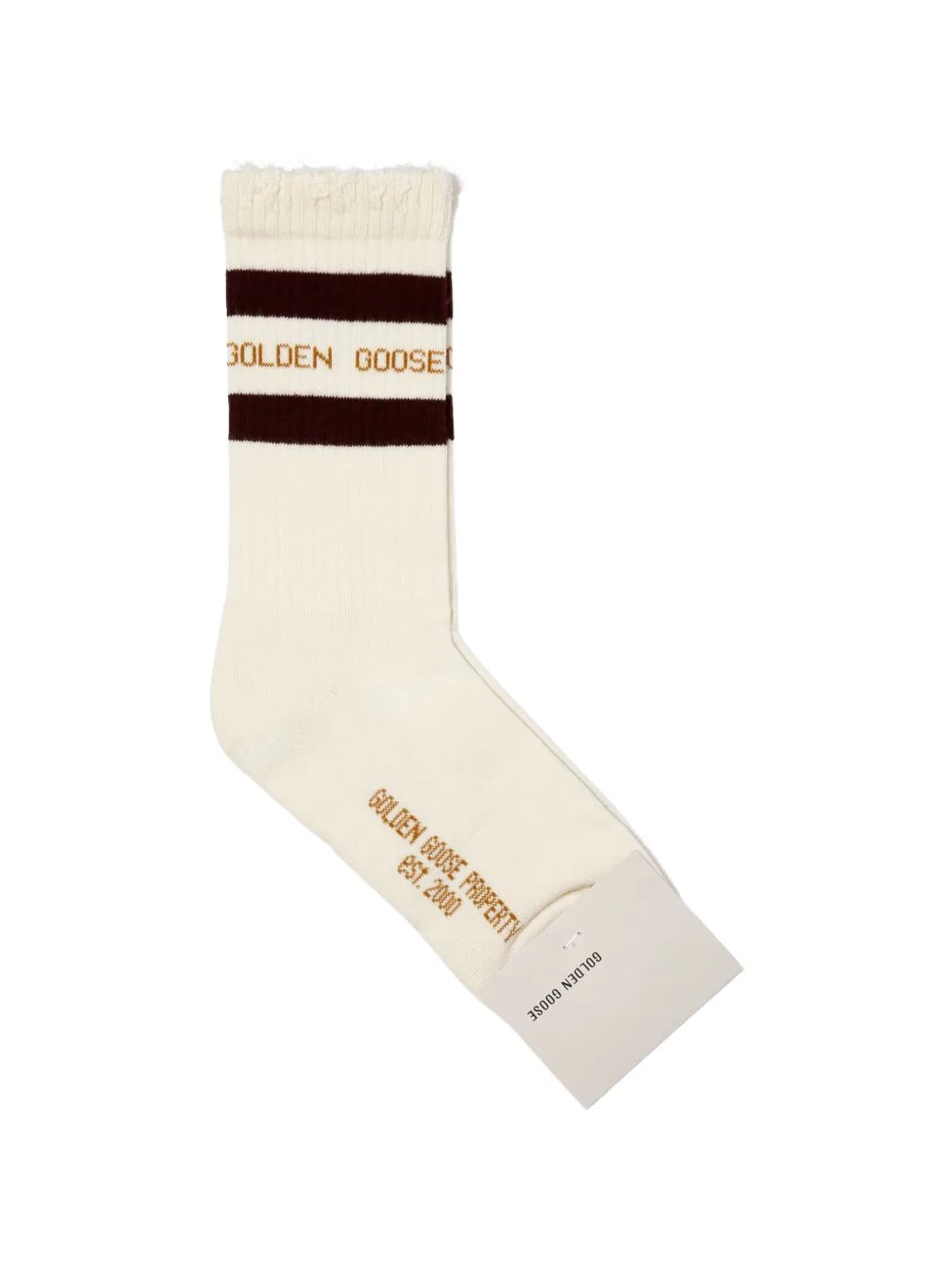 Socks High Rib/ Stripes//Ripped