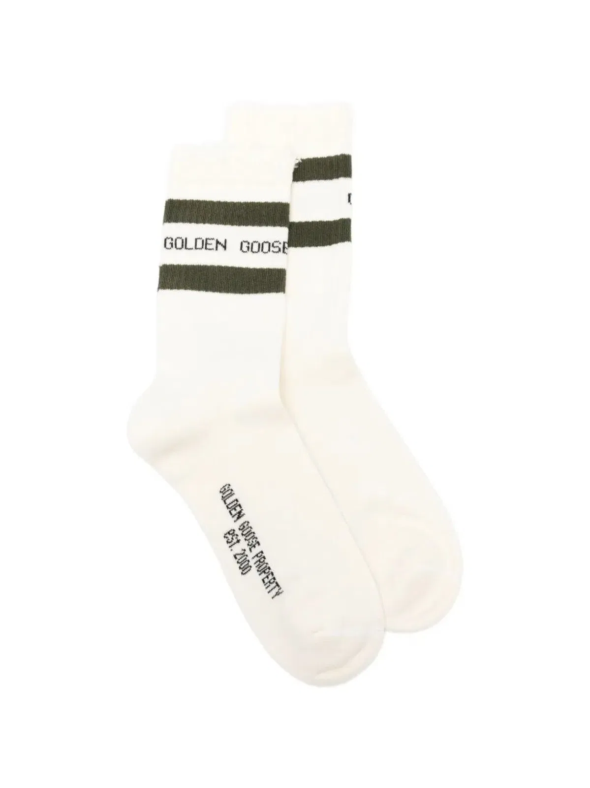 Socks High Rib/ Stripes//Ripped