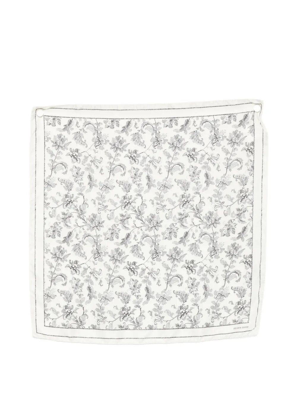 "Journey" Foulard Printed Silk Twill