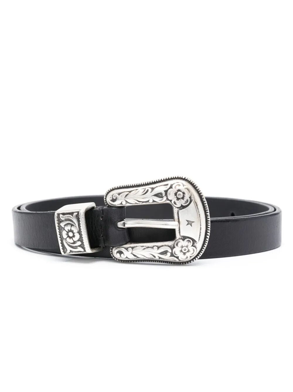 Belt With Engraved Buckle