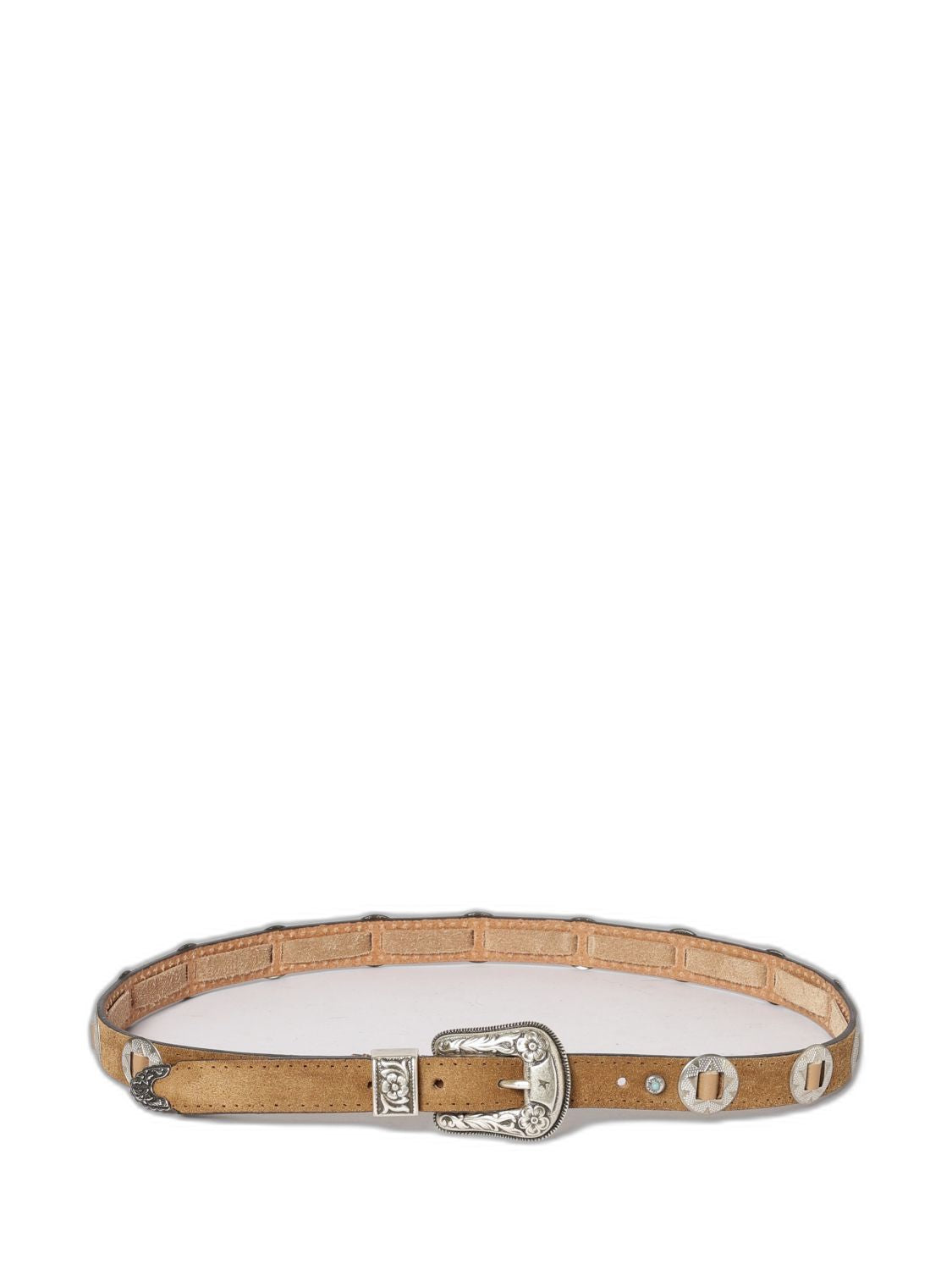 "Lace" S Washed Nabuk Body With Leather Threadings Belt