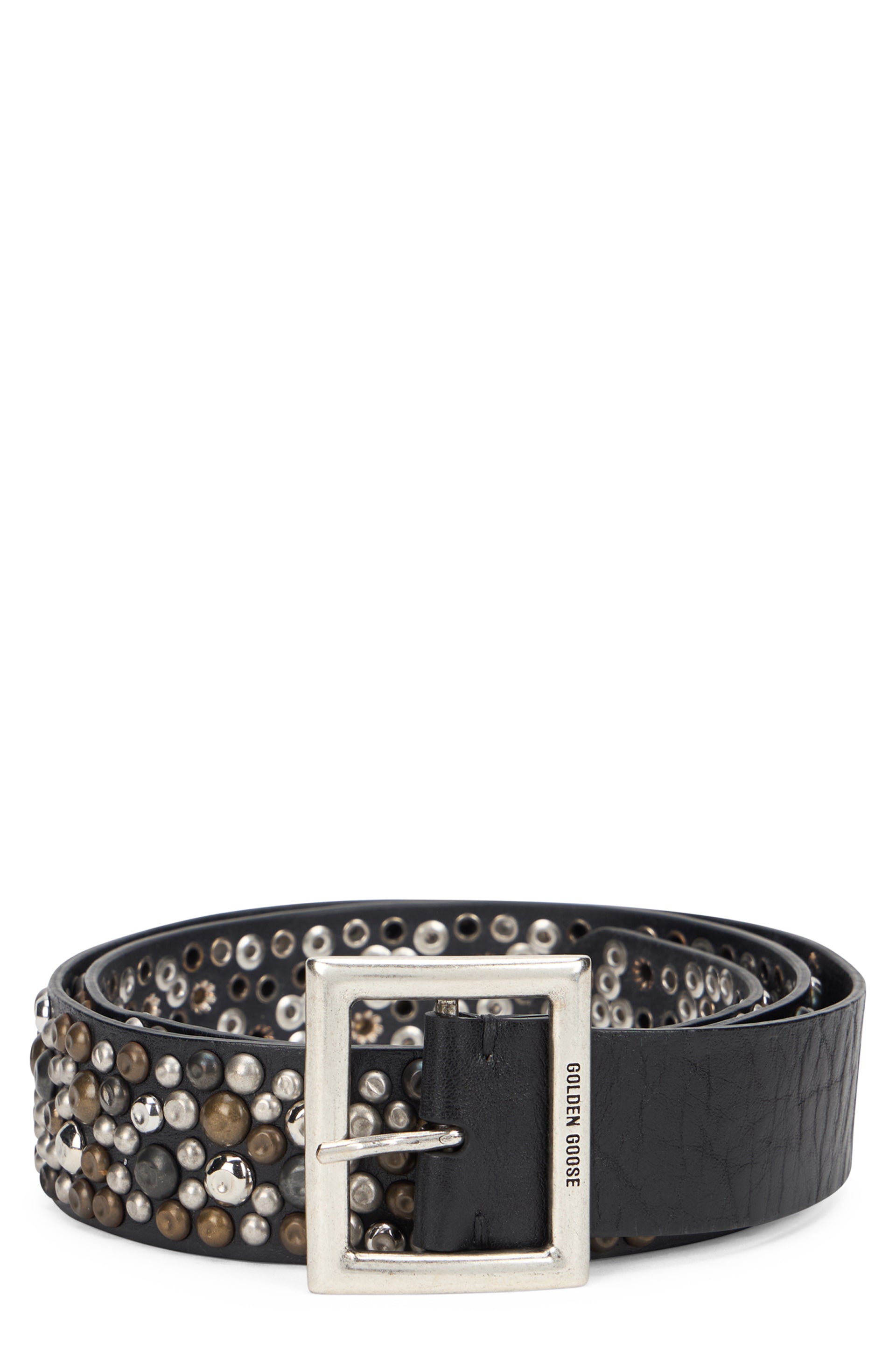 Leather Belt With Studs