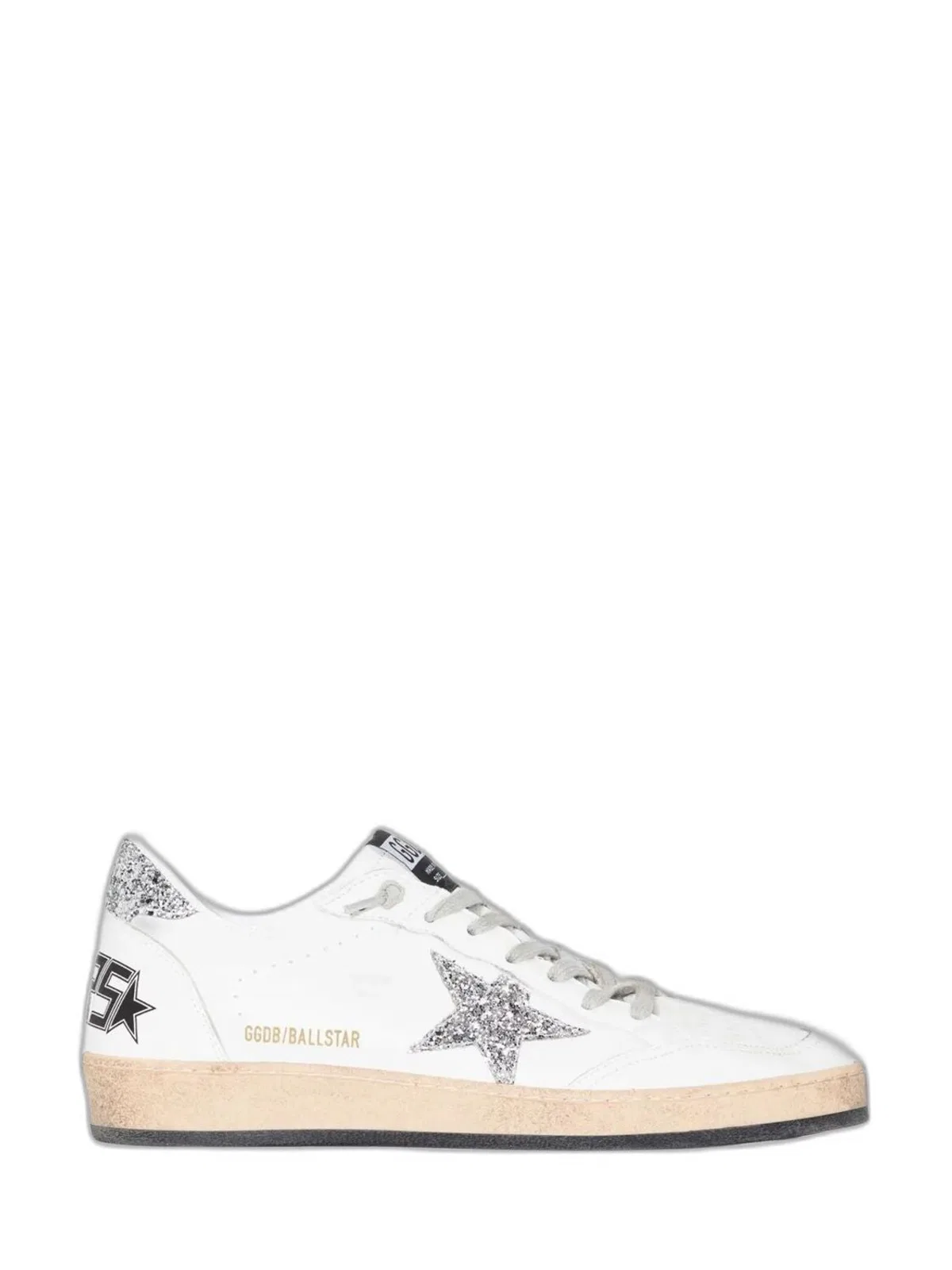 Golden Goose Golden Goose Women's Ball Star Sneakers With Glitter Star