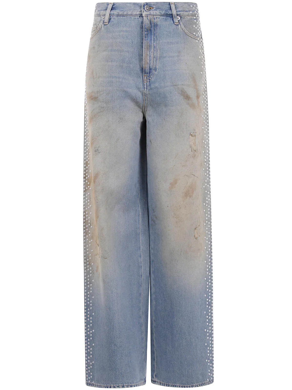 Jeans With A Distressed Effect
