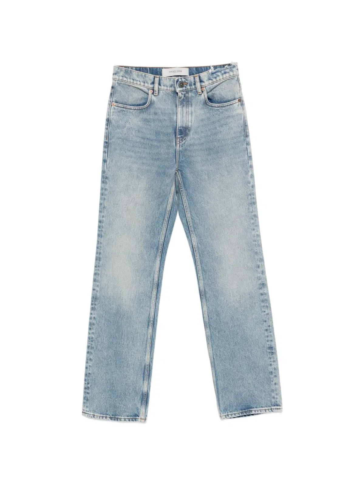 Cotton Straight-Leg Jeans