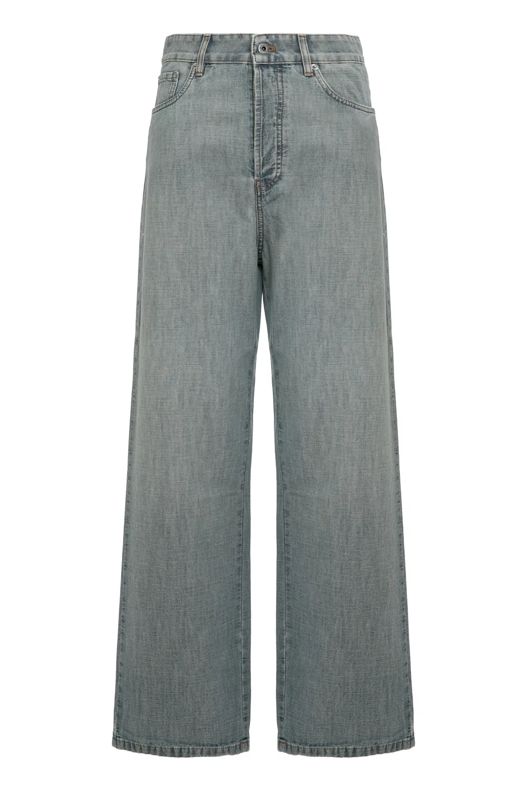 Wide-Leg Jeans With 5 Pockets