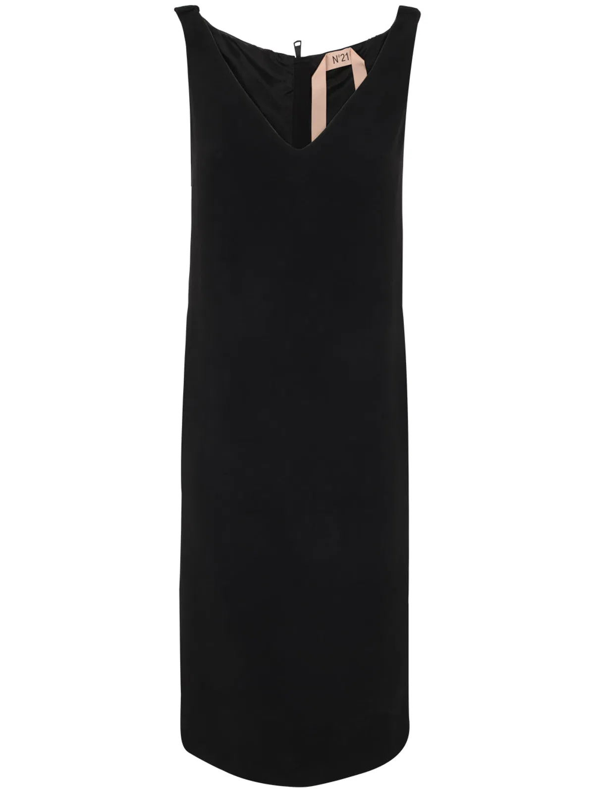 V Neck Pencil Midi Dress