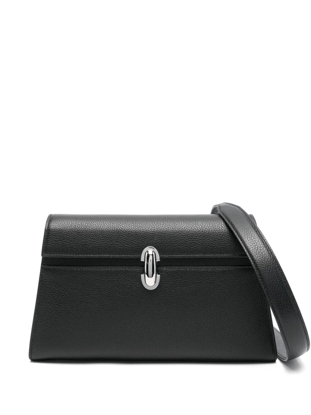 Symmetry Shoulder Bag In Grained Calf Leather