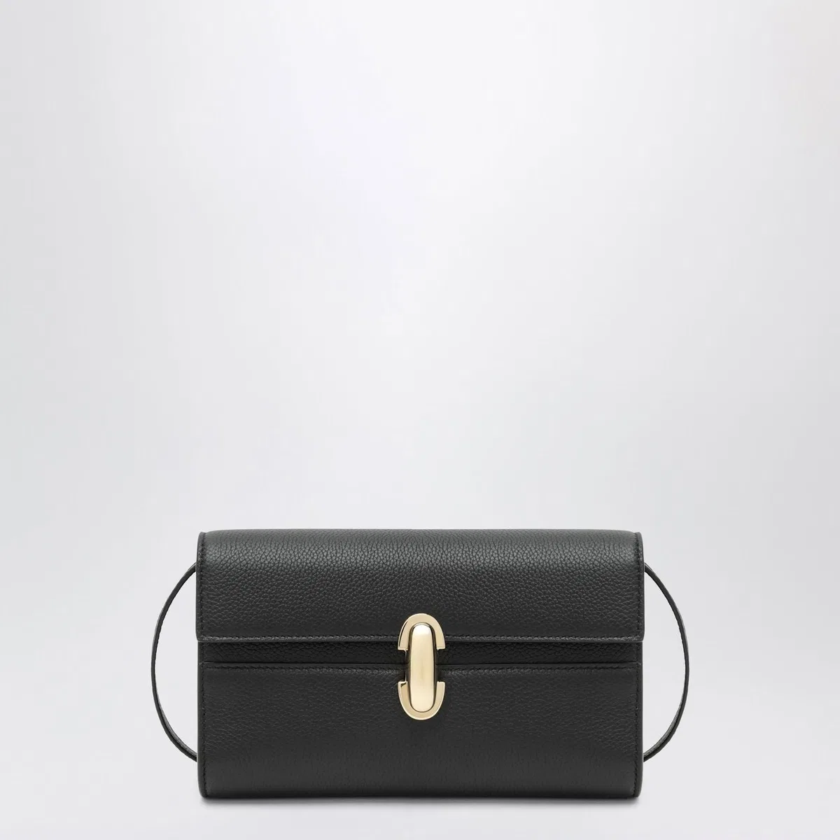 Symmetry Mini Crossbody Bag In Black Leather