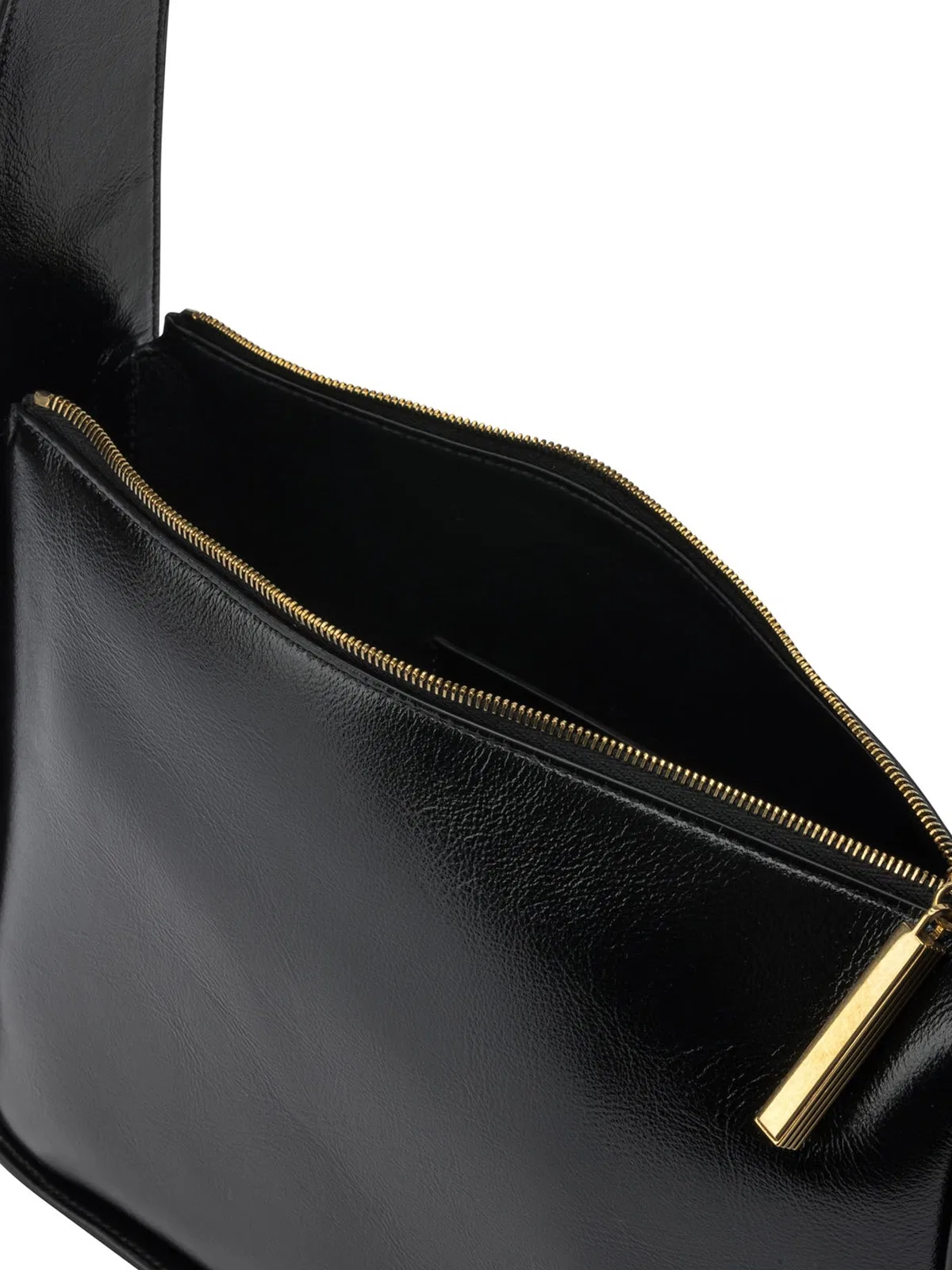 Khaite "lory Squared" Small Shoulder Bag In Black