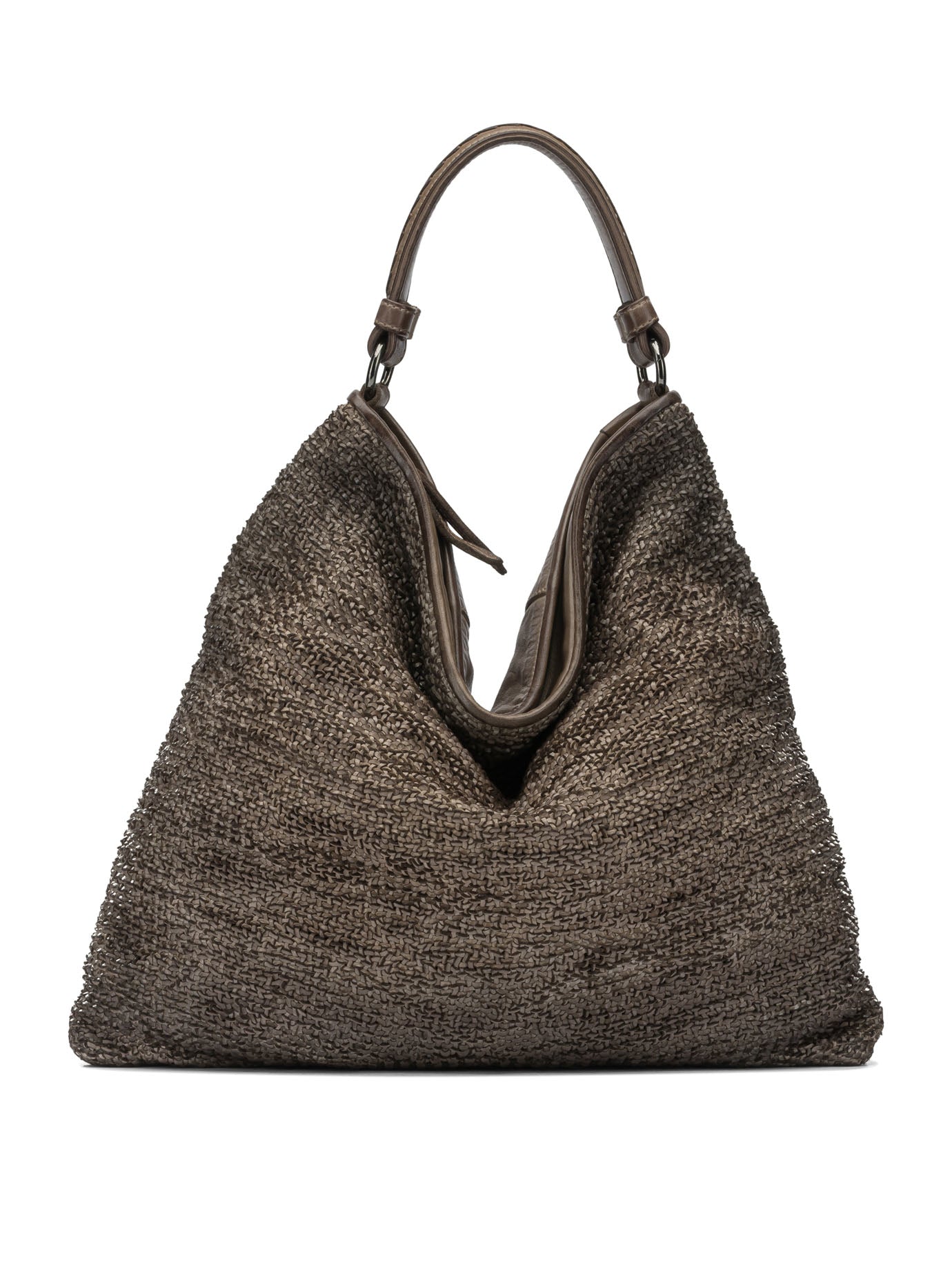 Brown Leather Shoulder Bag