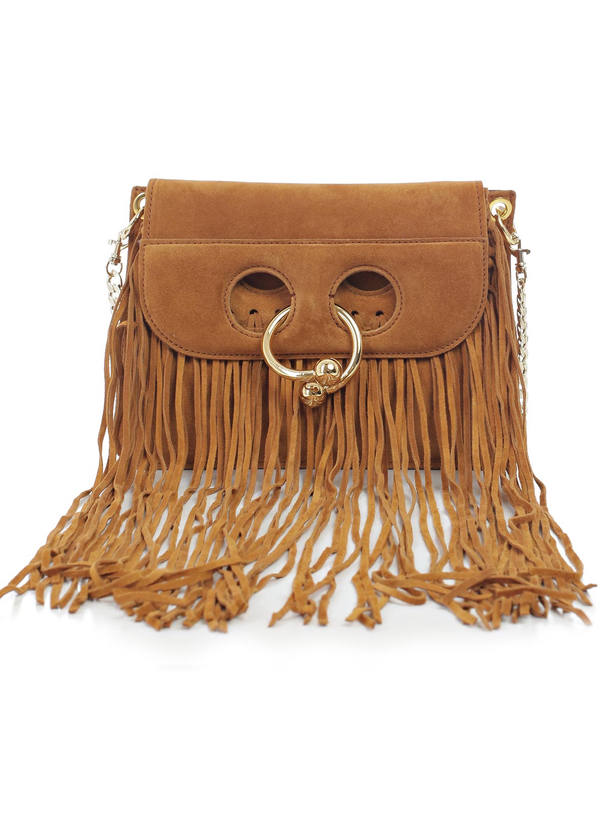 Mini Pierce Leather Fringe