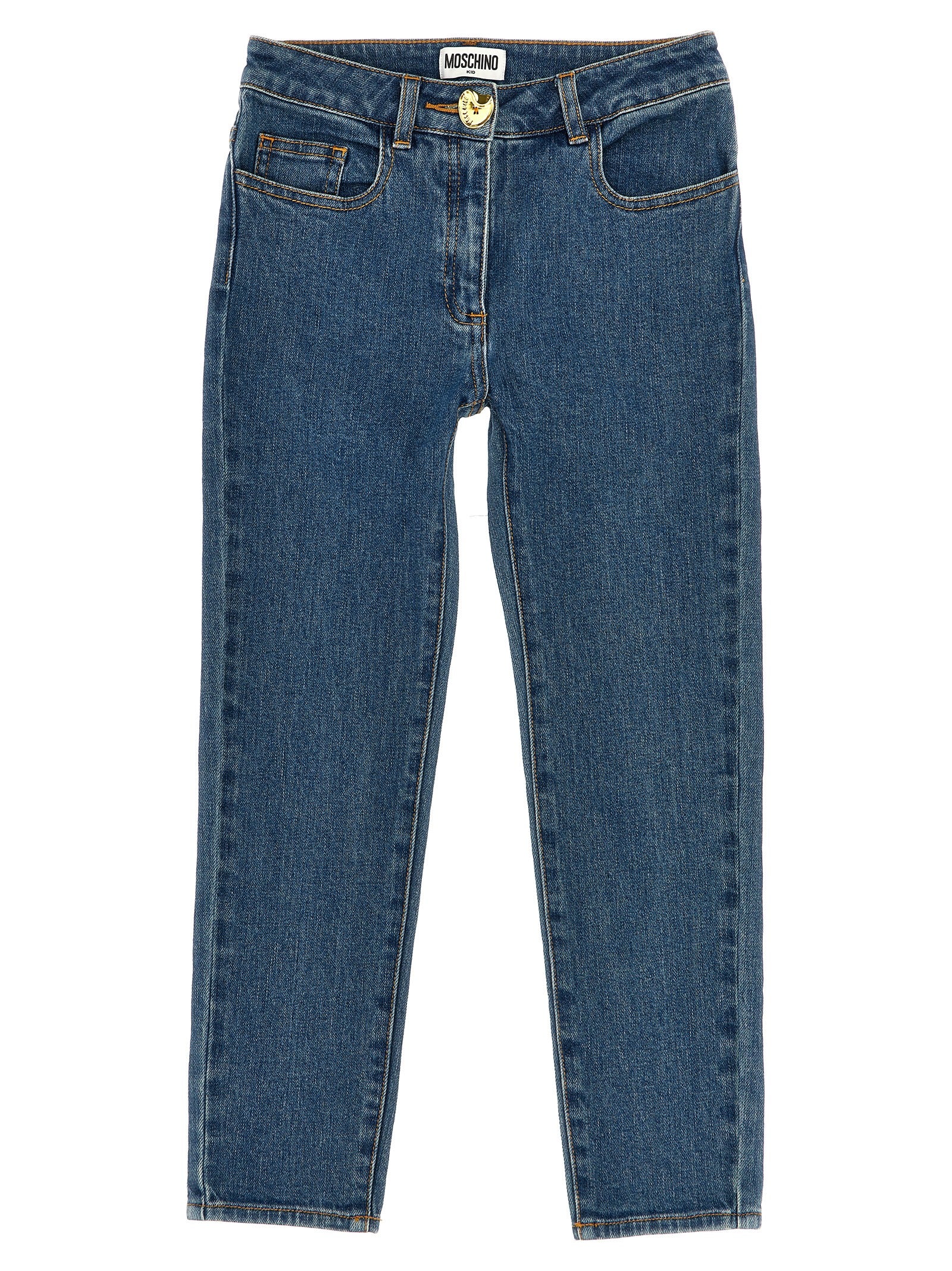Button Detail Jeans