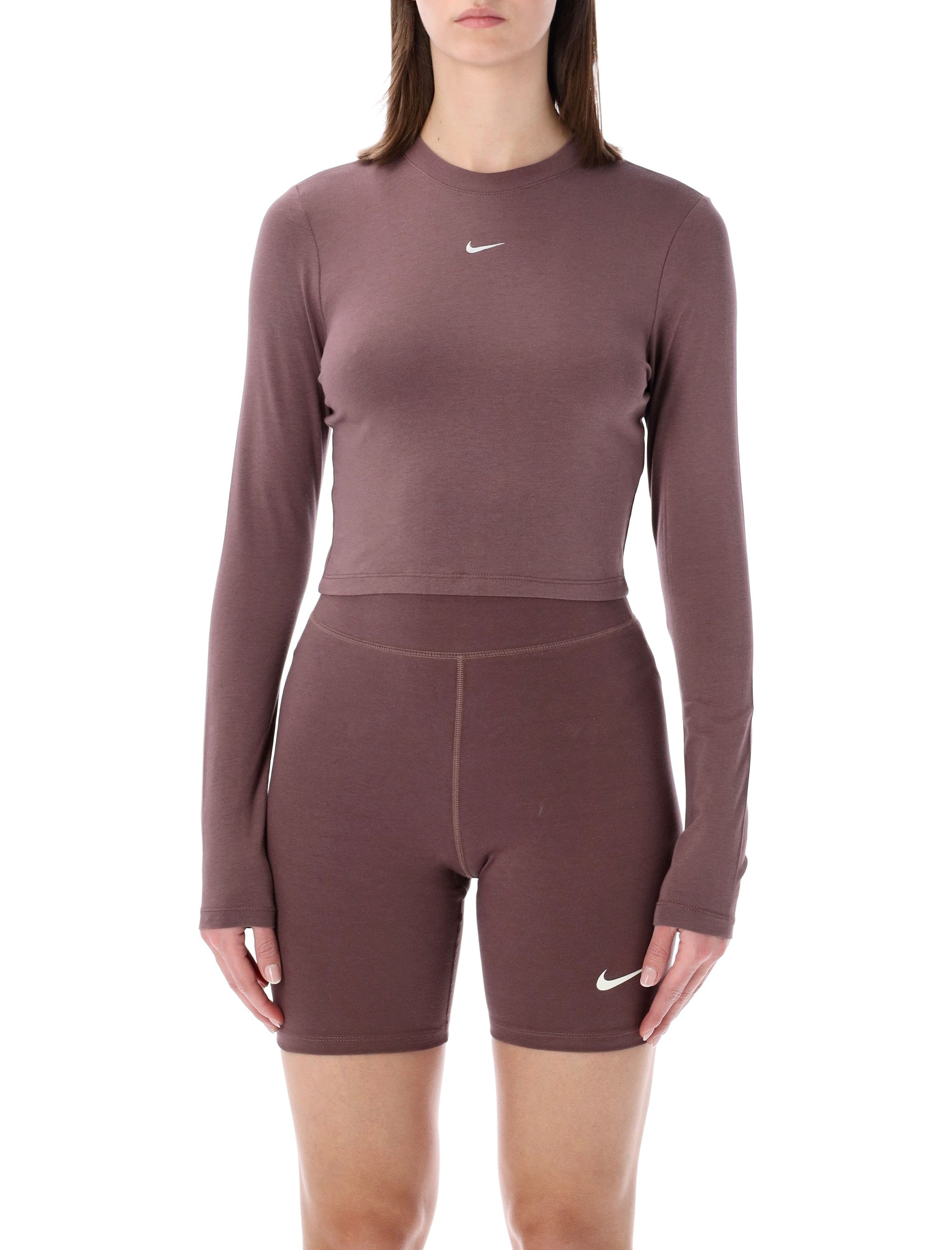 Long-Sleeve Cropped Top