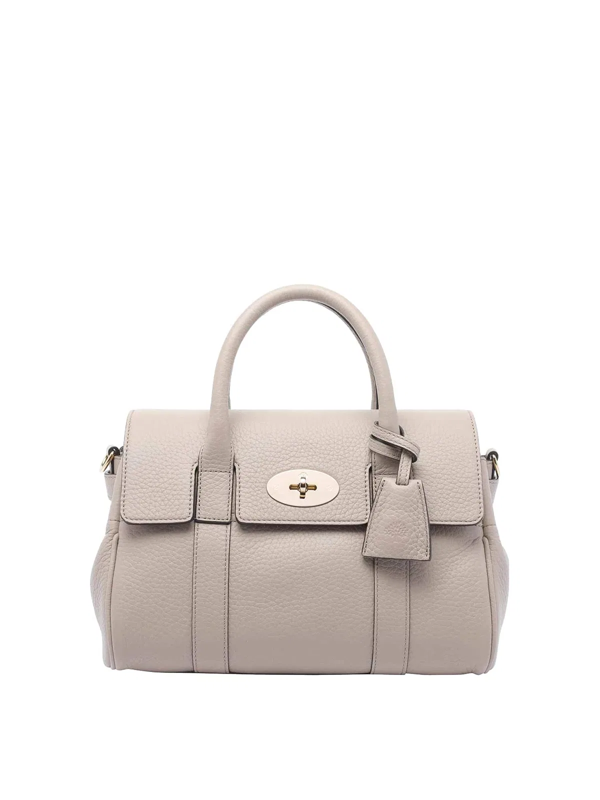 Mulberry Small Bayswater Satchel Bag In Beige