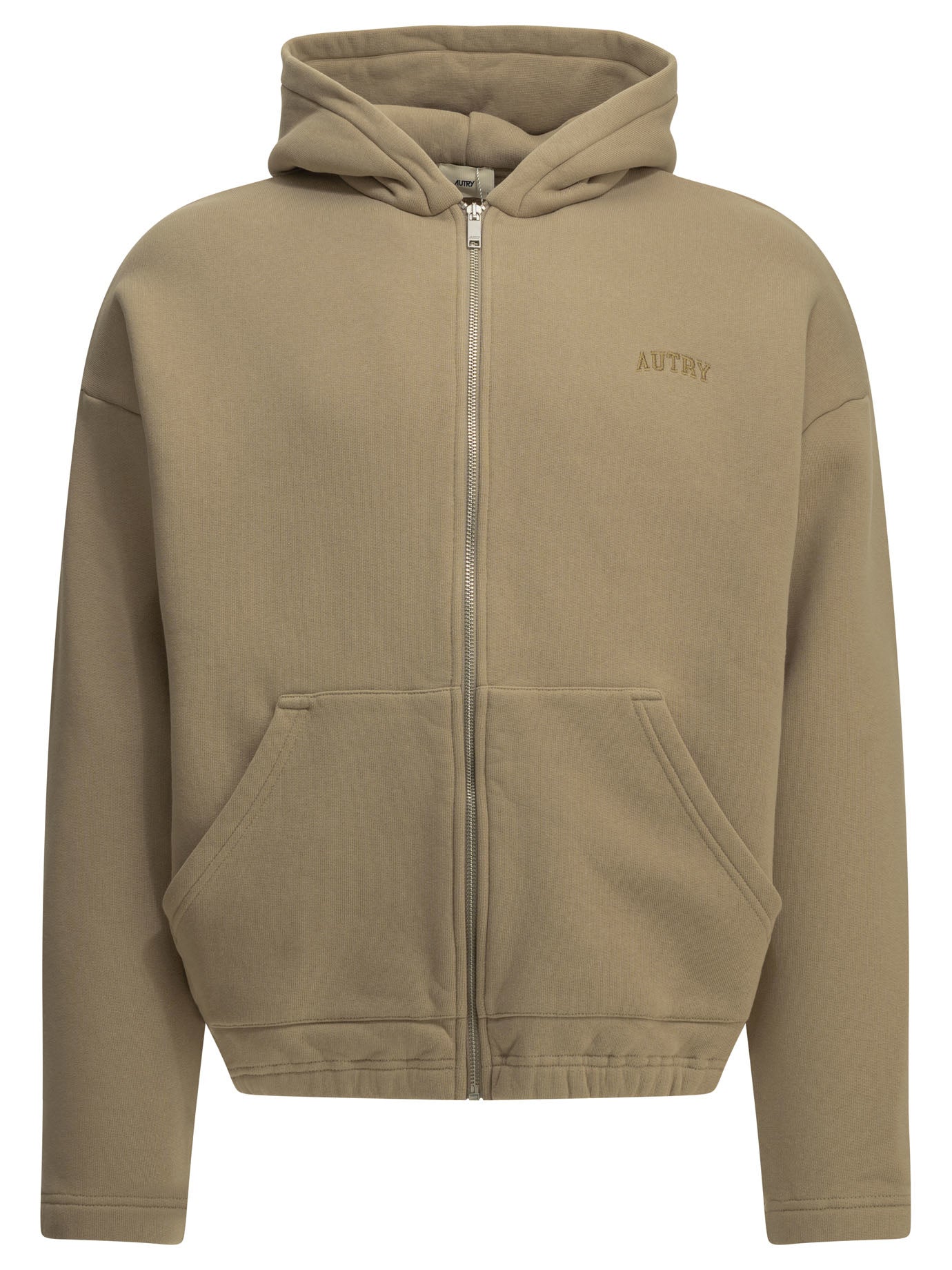 Zip-Up Sweatshirt With Logo