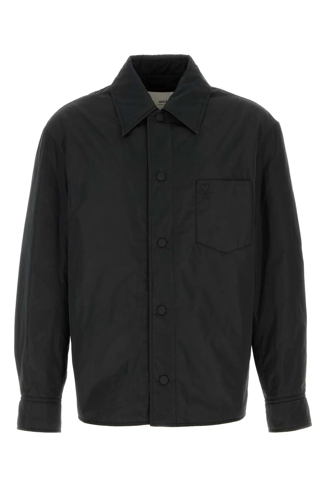 Padded Button-Down Overshirt