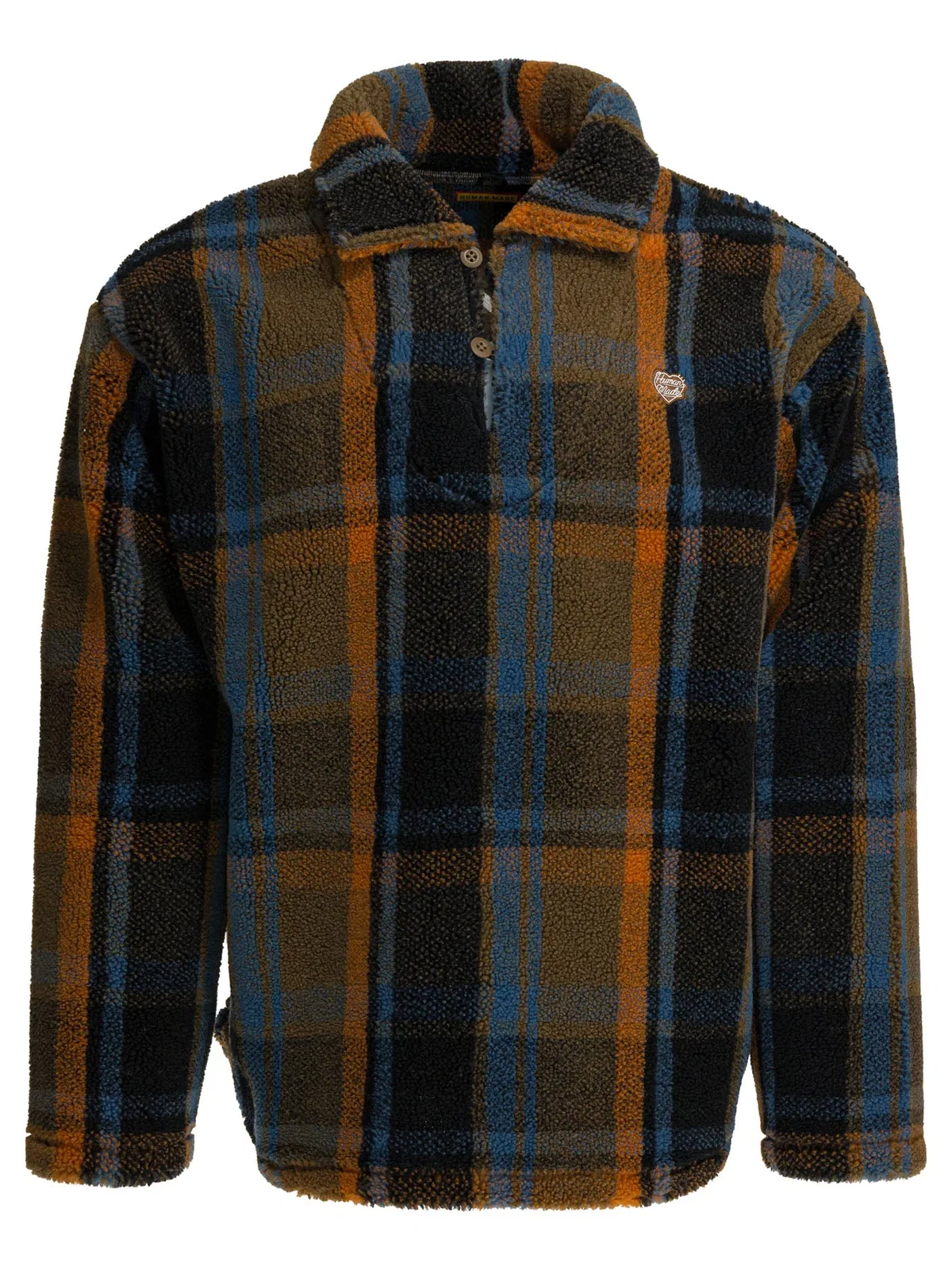 Brown Polyester Wool Knitwear