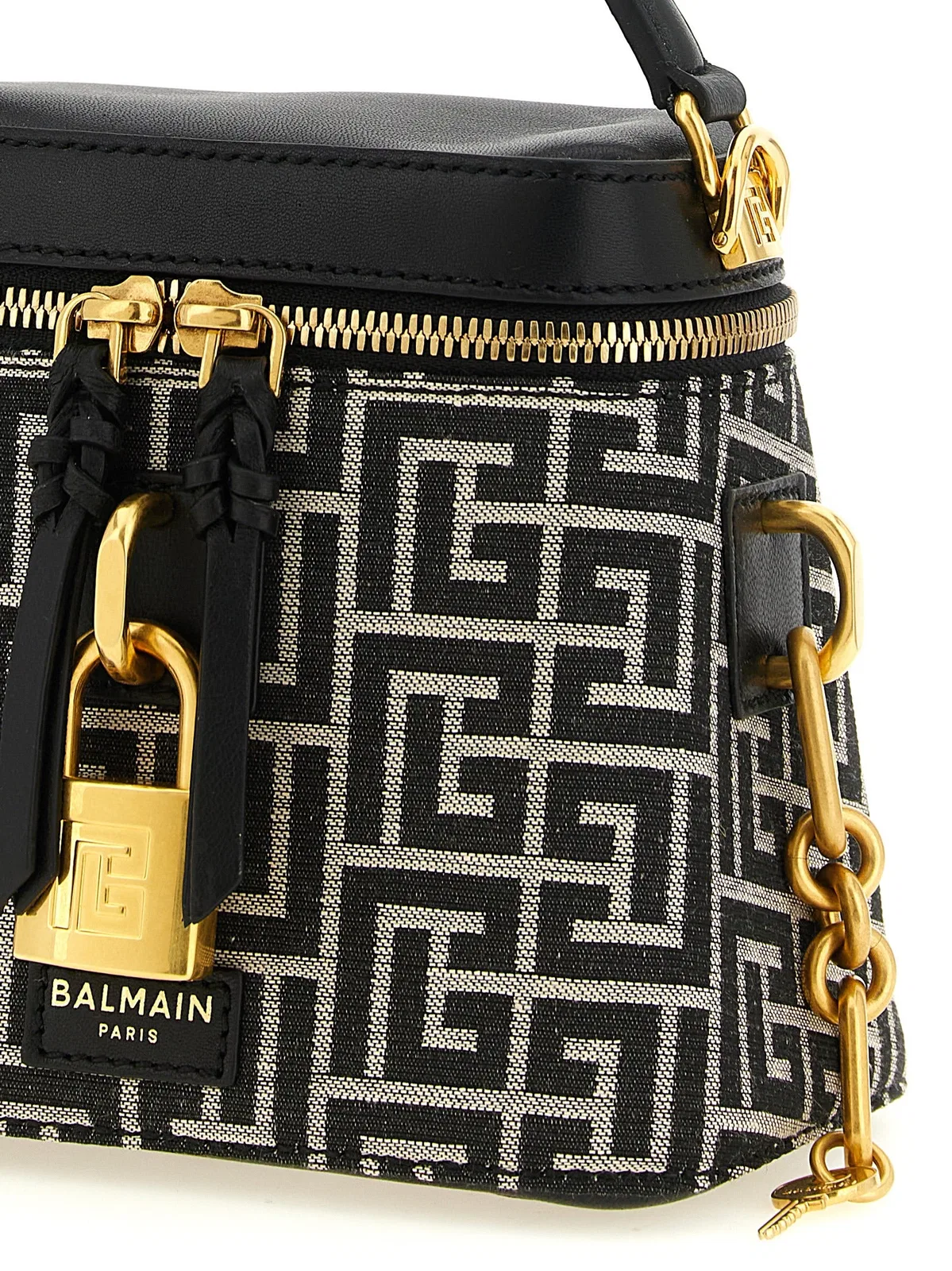 Balmain 'pulse Vanity' Handbag In Black