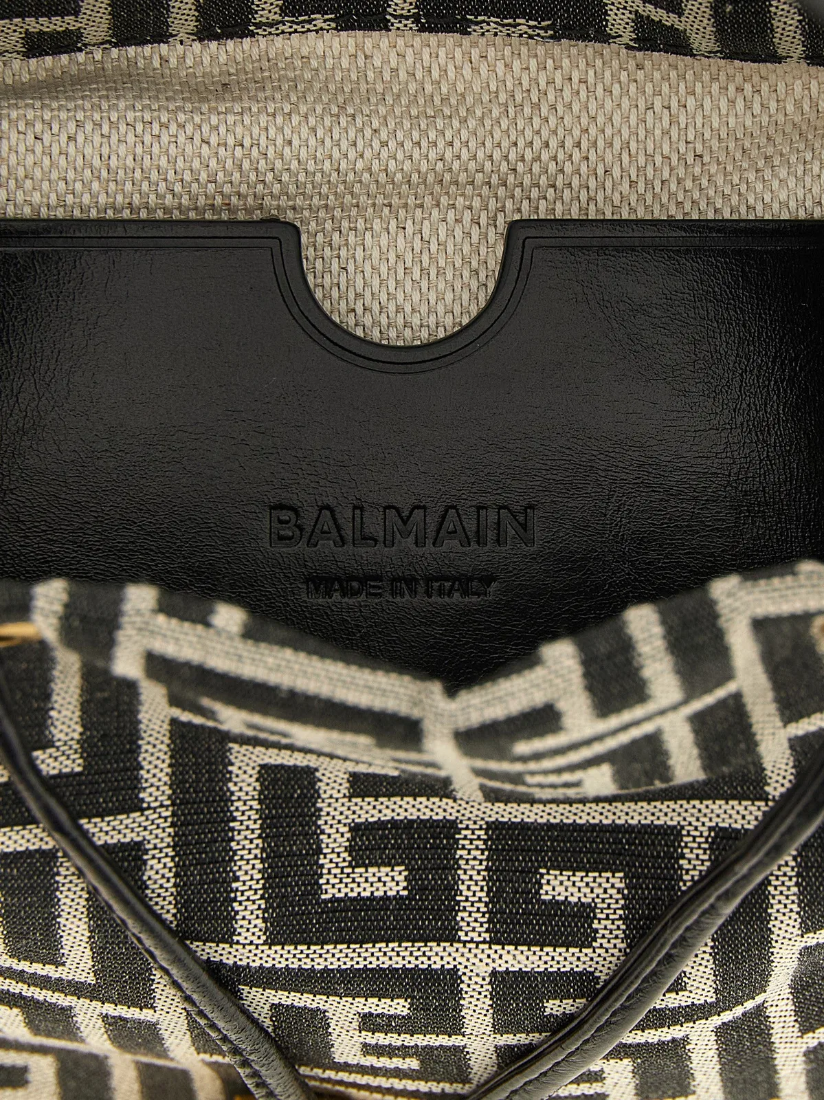 Balmain 'pulse' Mini Bucket Bag In Black
