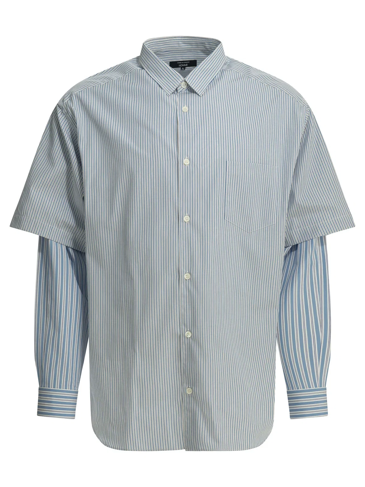Comme Des Garçons Homme Plus Striped Casul Shirt