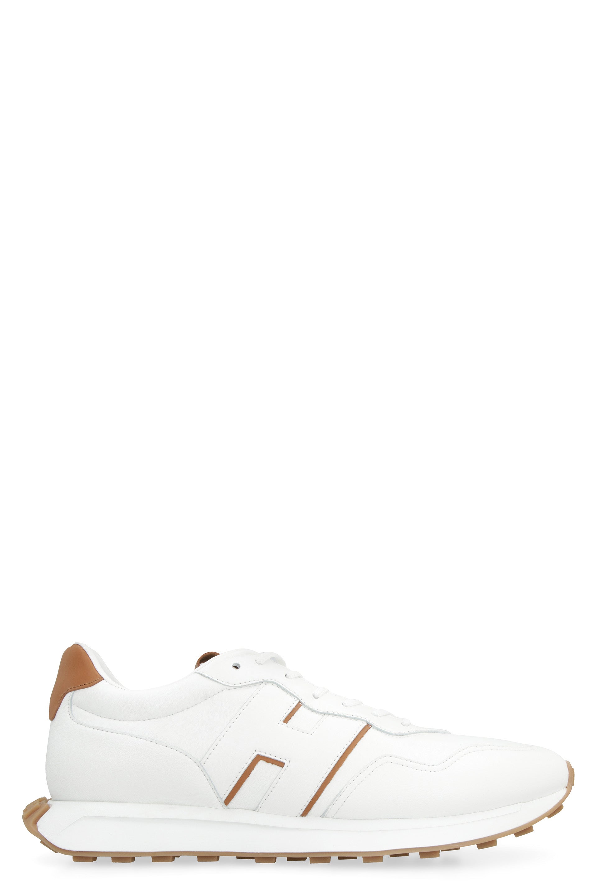 White Leather H601 Sneakers