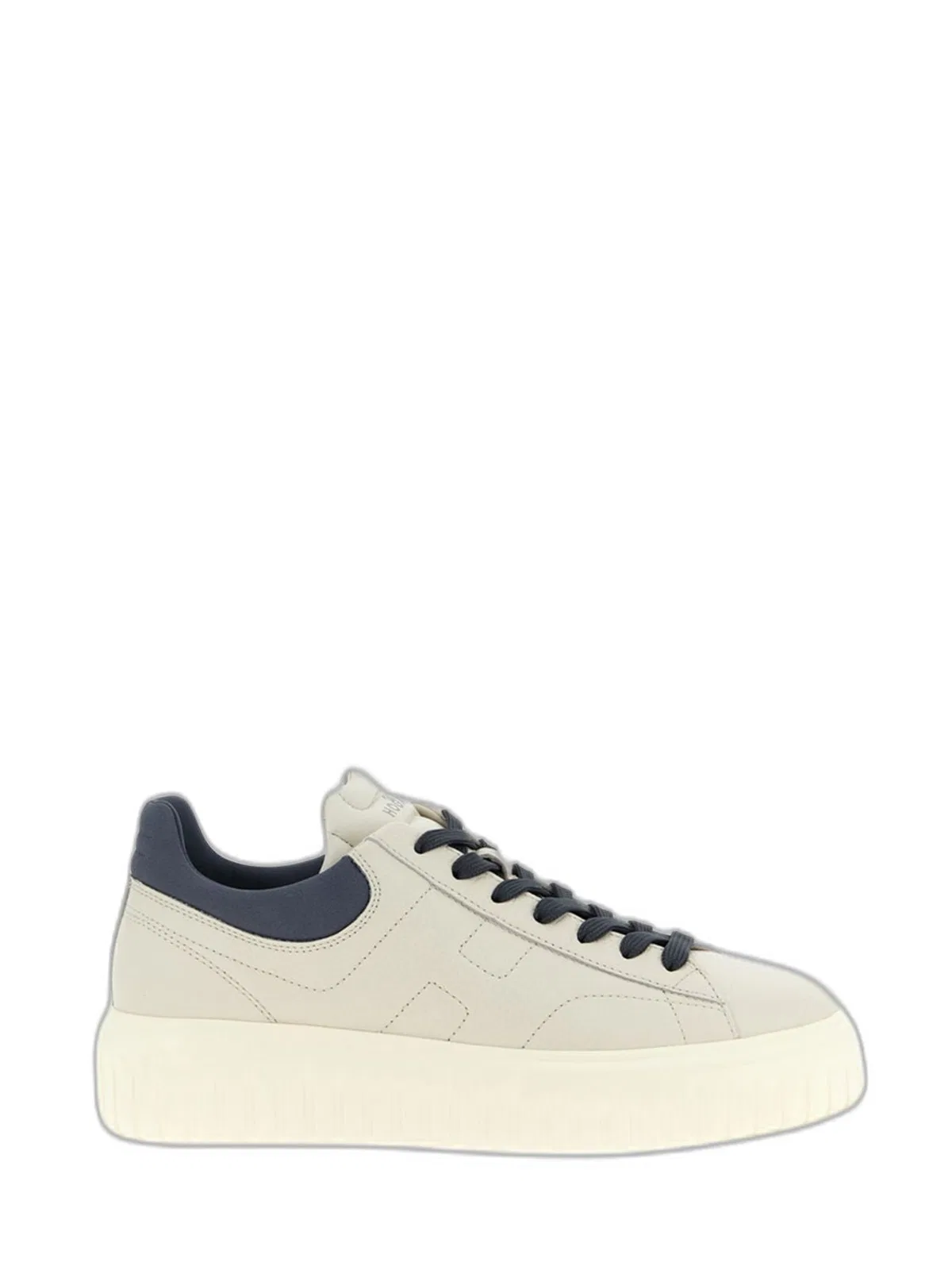 Hogan H-Stripes Grained Leather Sneakers