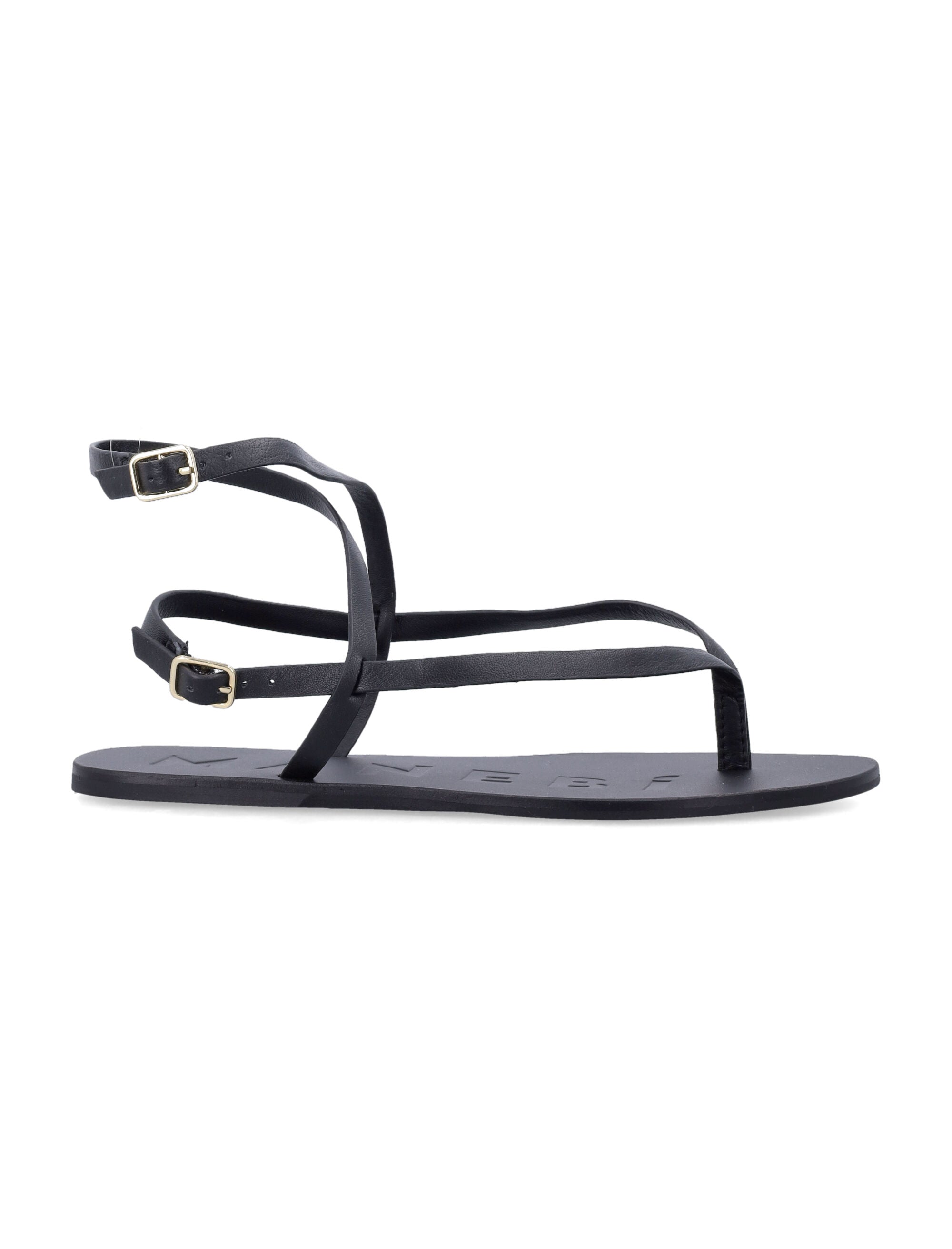 Manebi Leather Thong Sandals