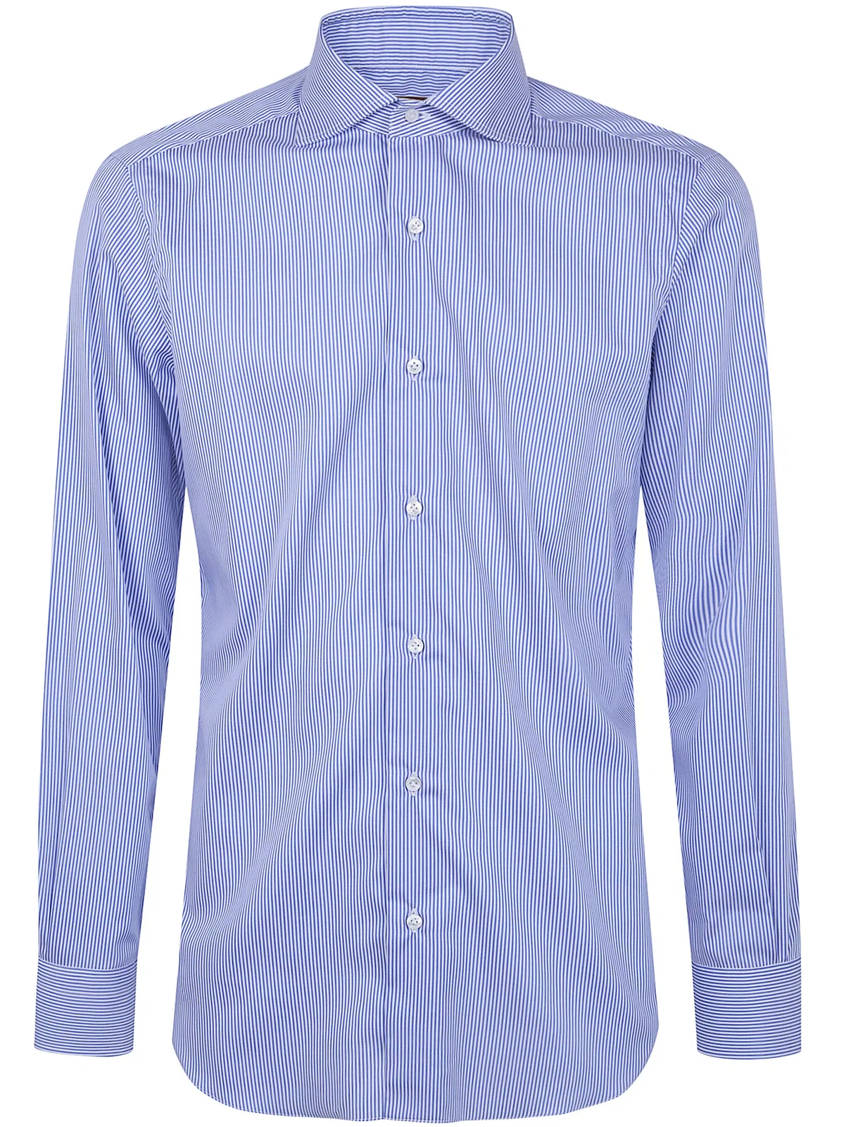 Classic Cotton Twill "Stright Bacchetta" Shirt