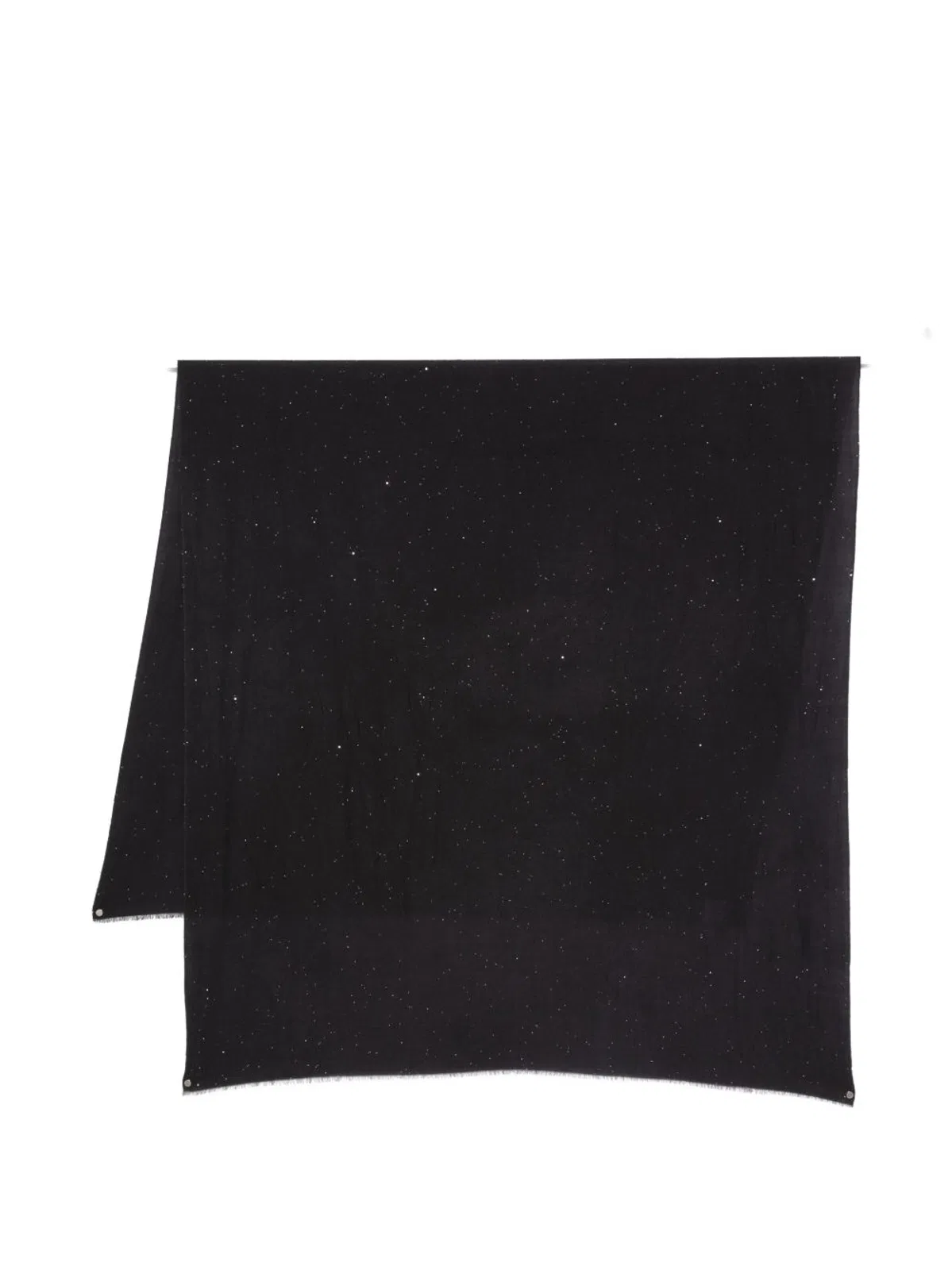Black Platinum Silk Nylon Scarf