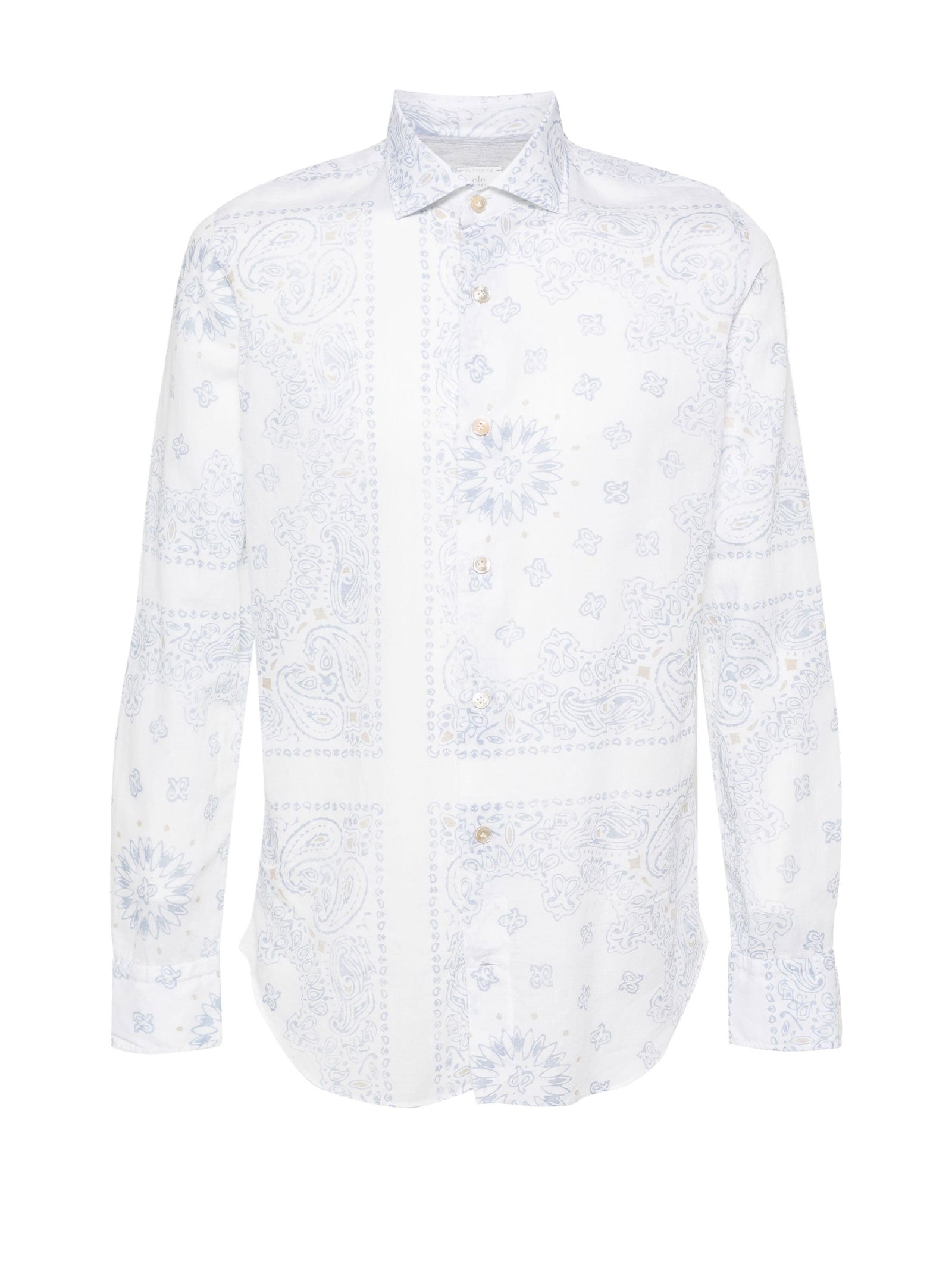 Patterned Long-Sleeved Shirt