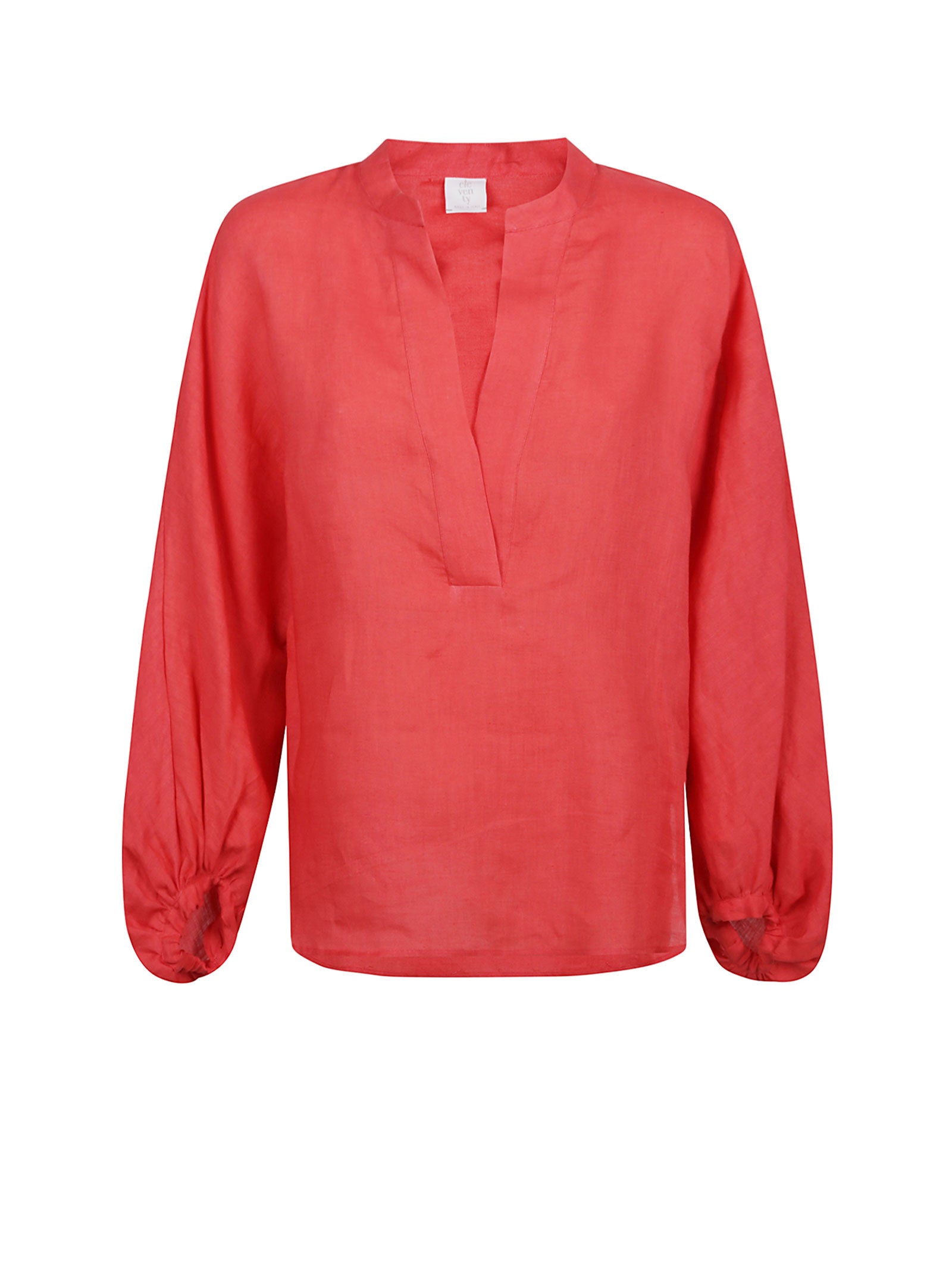 Coral Linen Shirt