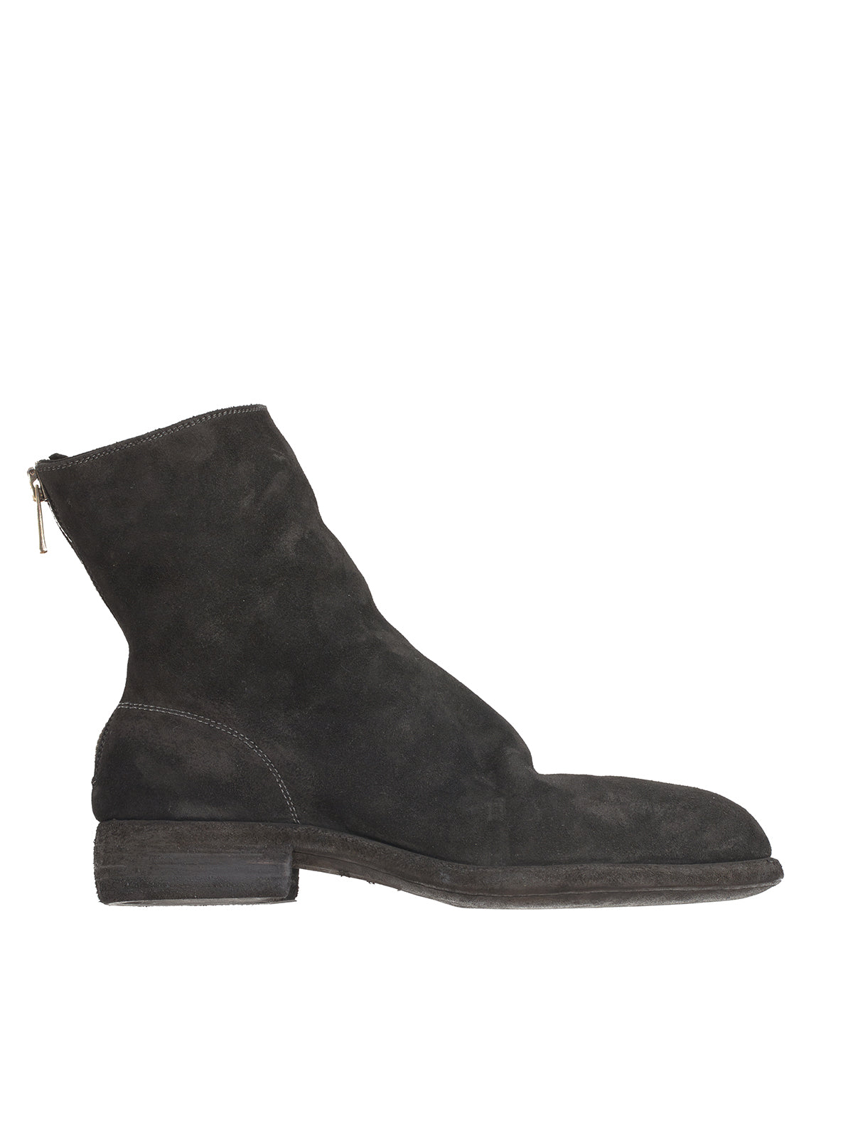 Leather Boots With Zip