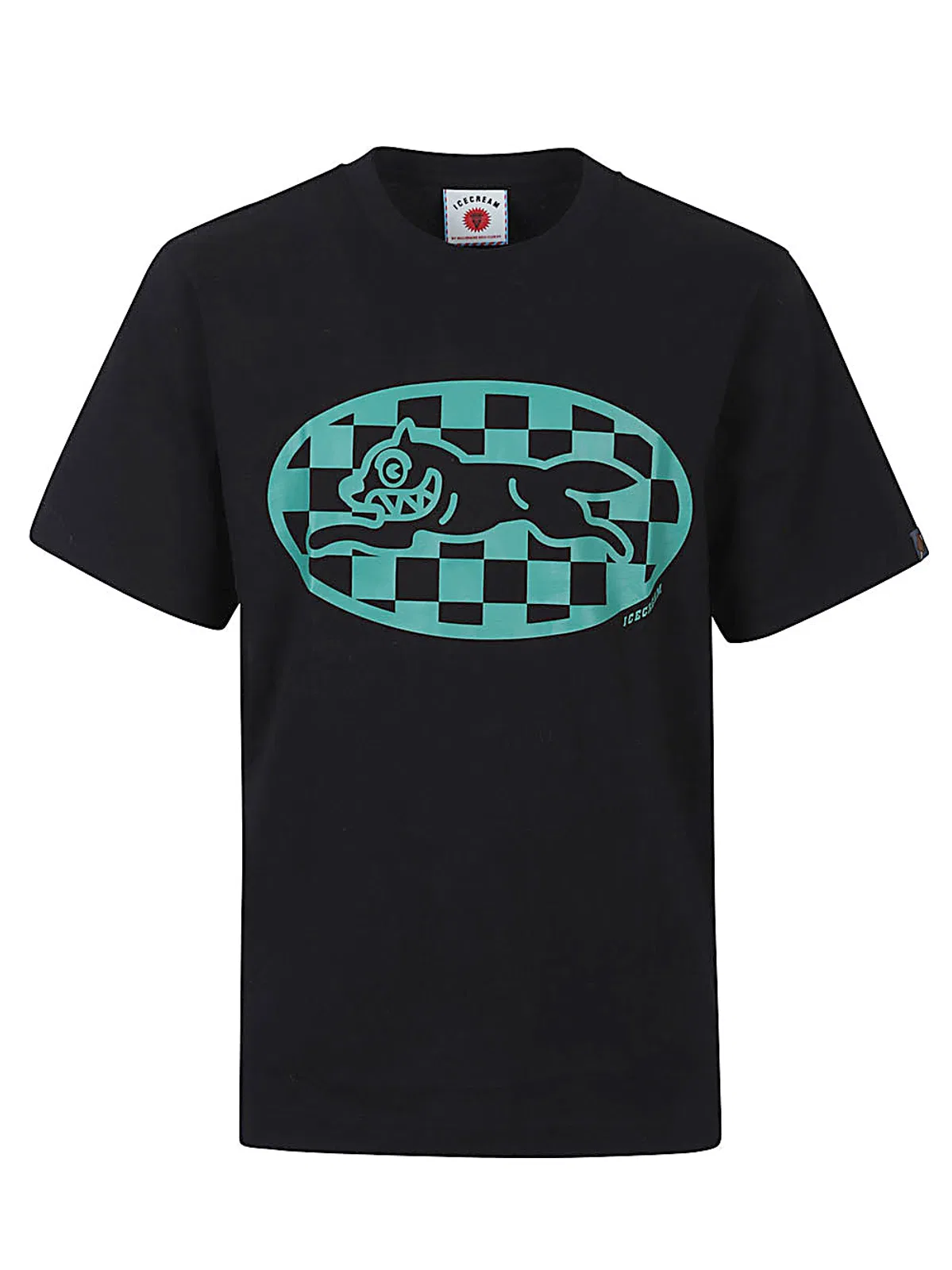 Checker Running Dog T-Shirt