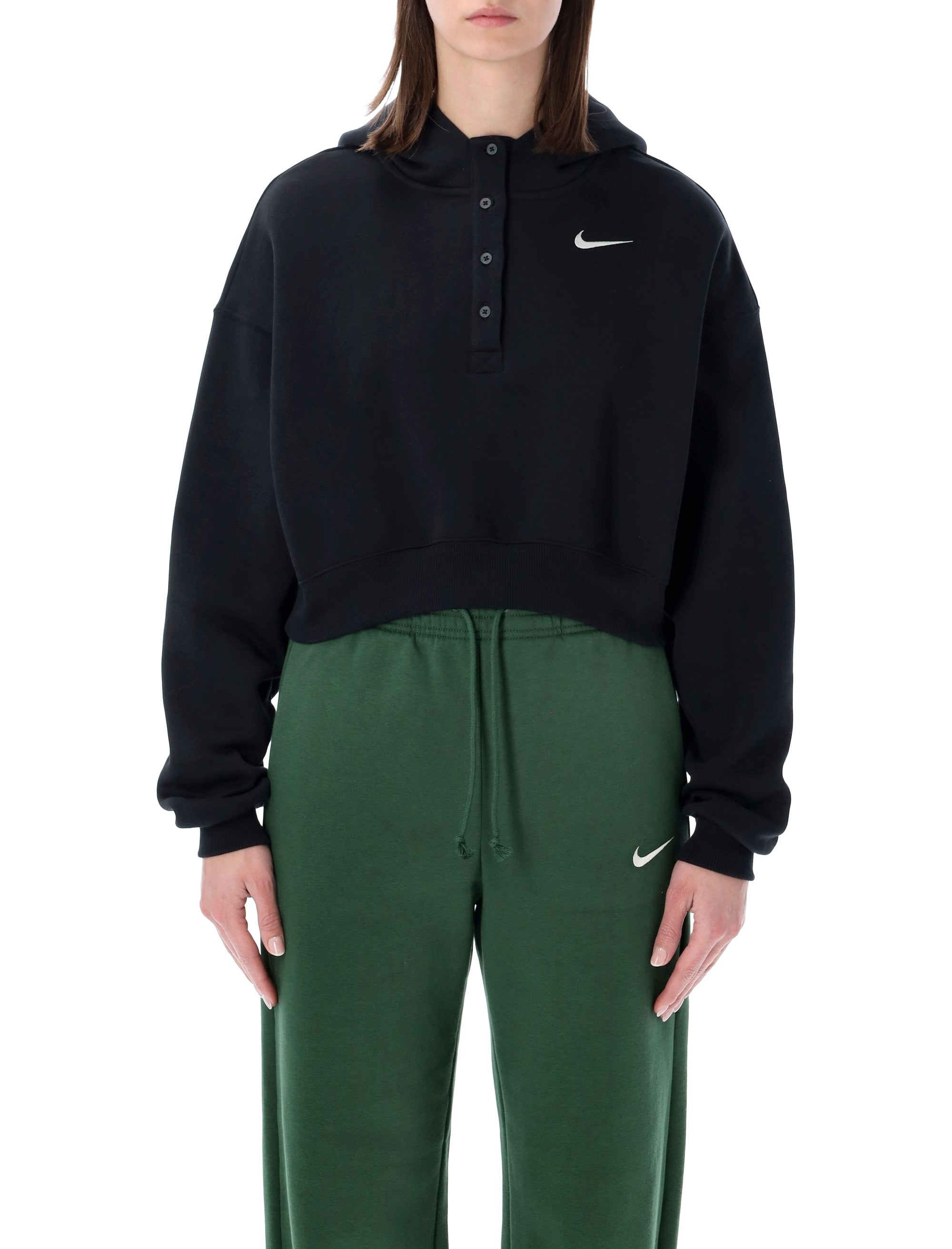 Oversized Cropped Hoodie