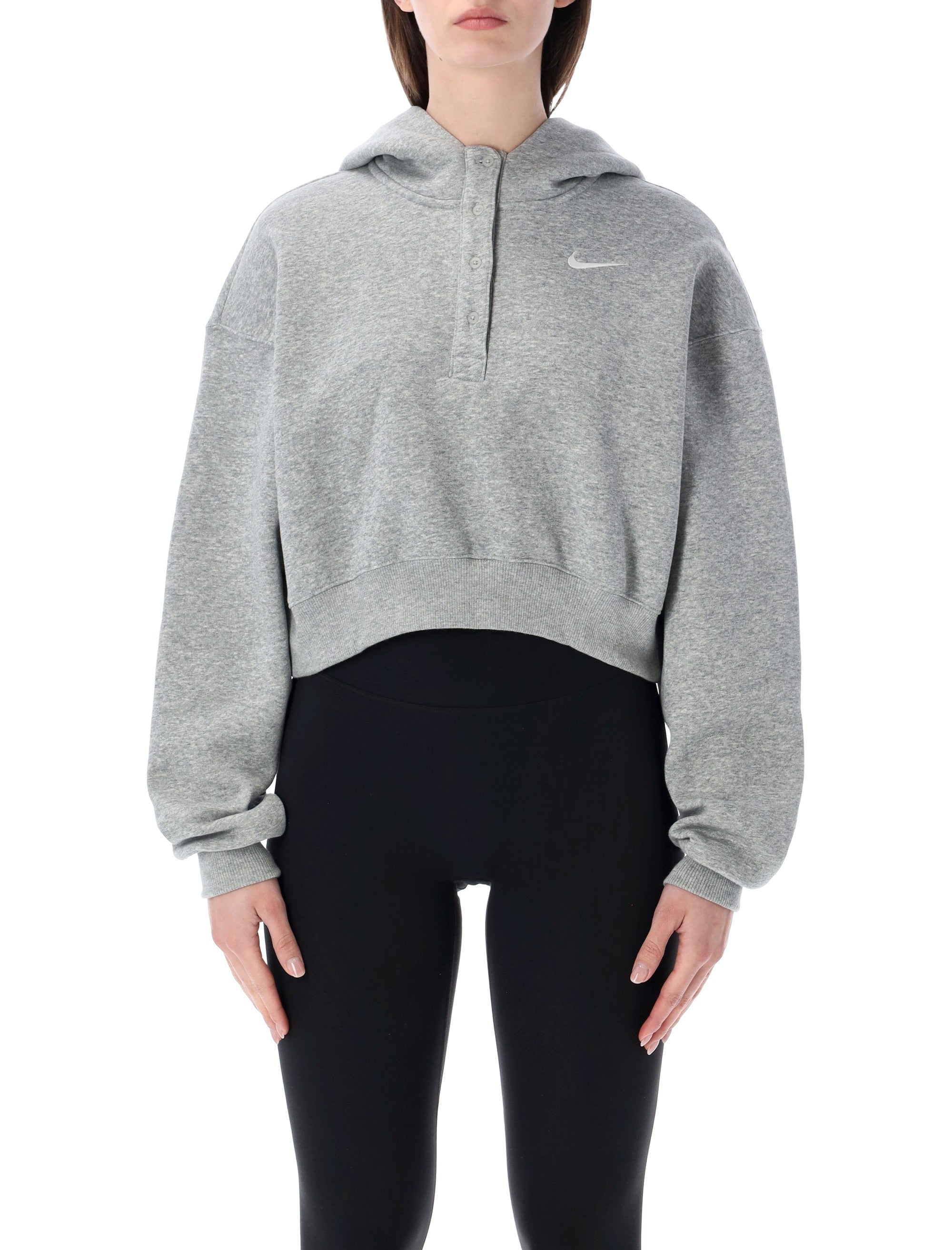 Oversized Cropped Hoodie