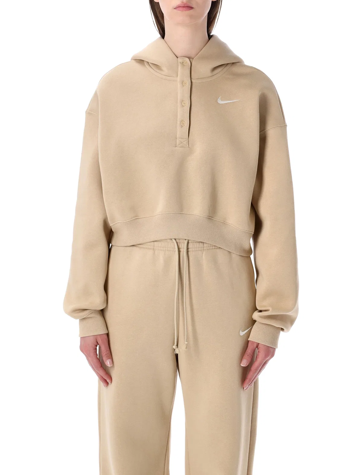 Oversized Cropped Hoodie
