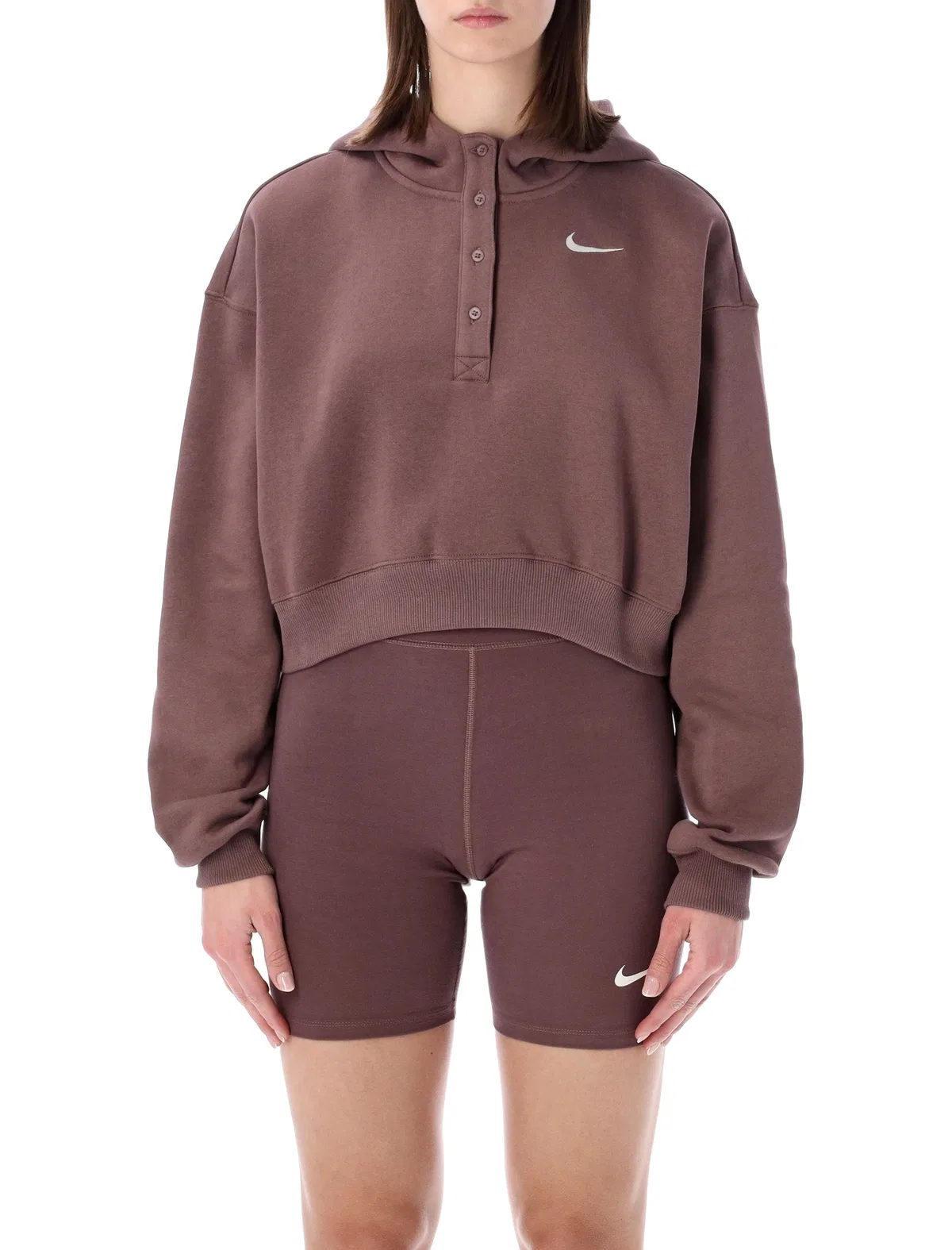 Oversized Cropped Hoodie