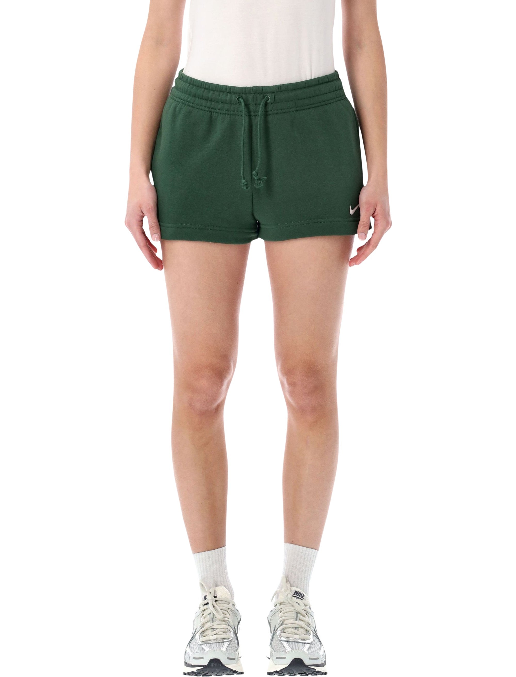 Elastic Waist Fleece Shorts