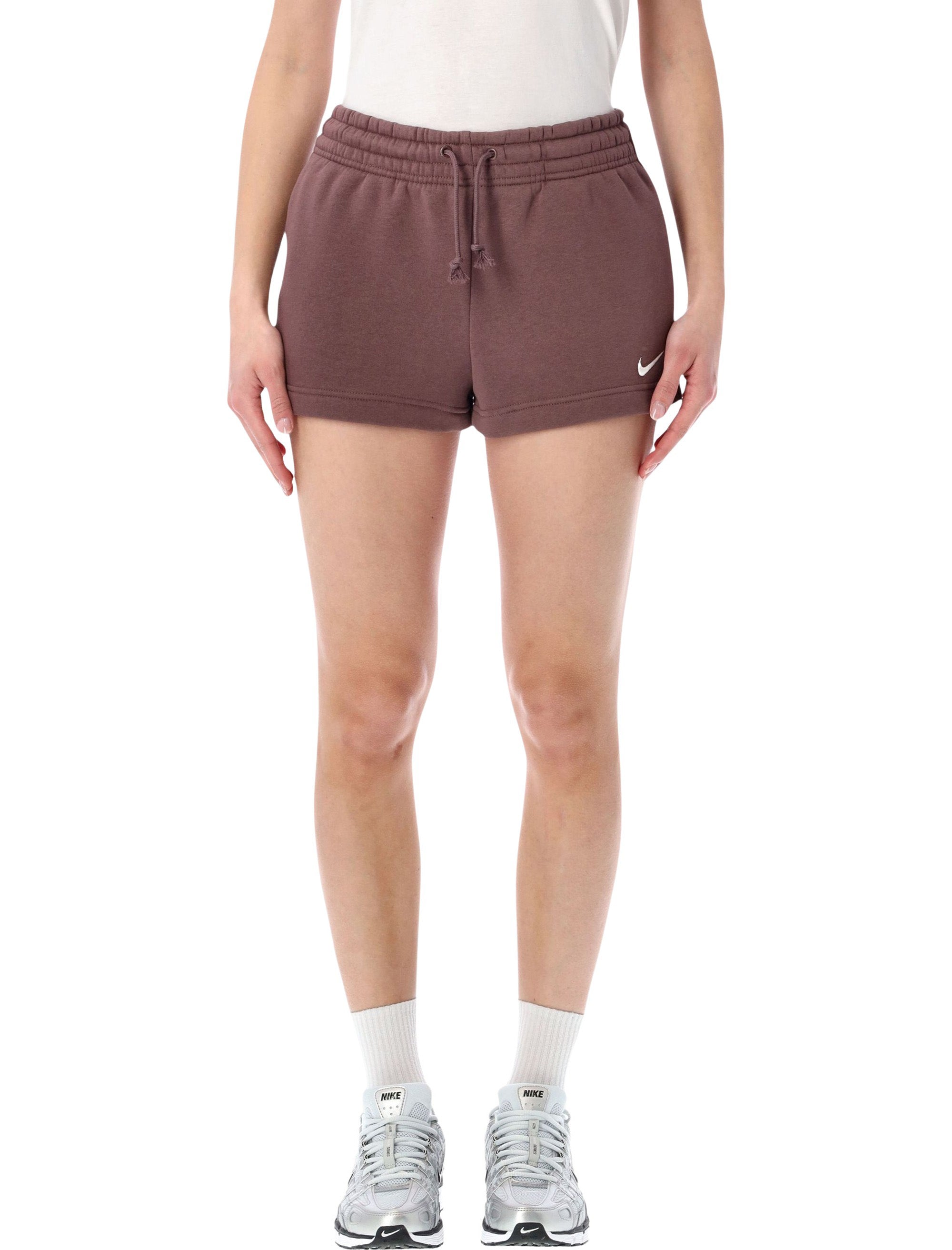 Elastic Waist Fleece Shorts