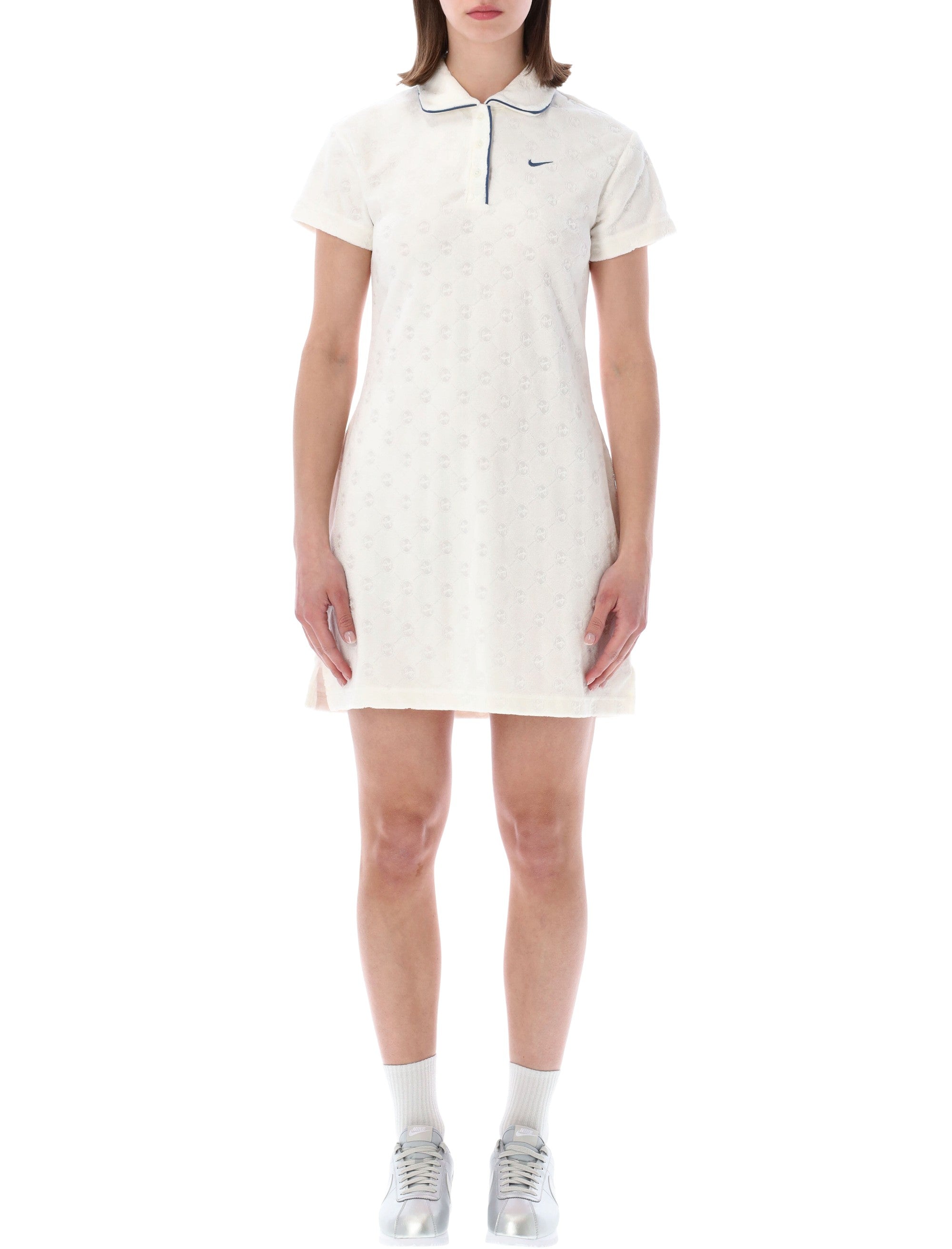 Chill Terry Jacquard Polo Mini Dress
