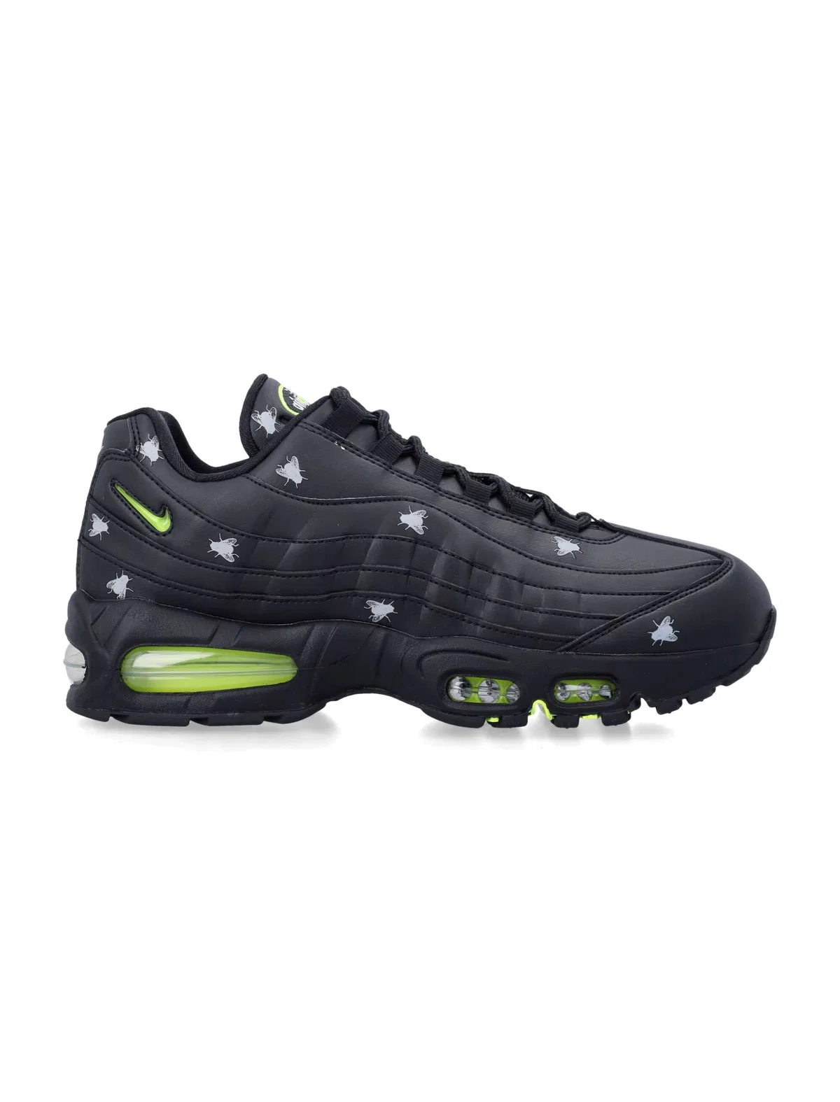 Air Max 95 Black With Neon Yellow Accents