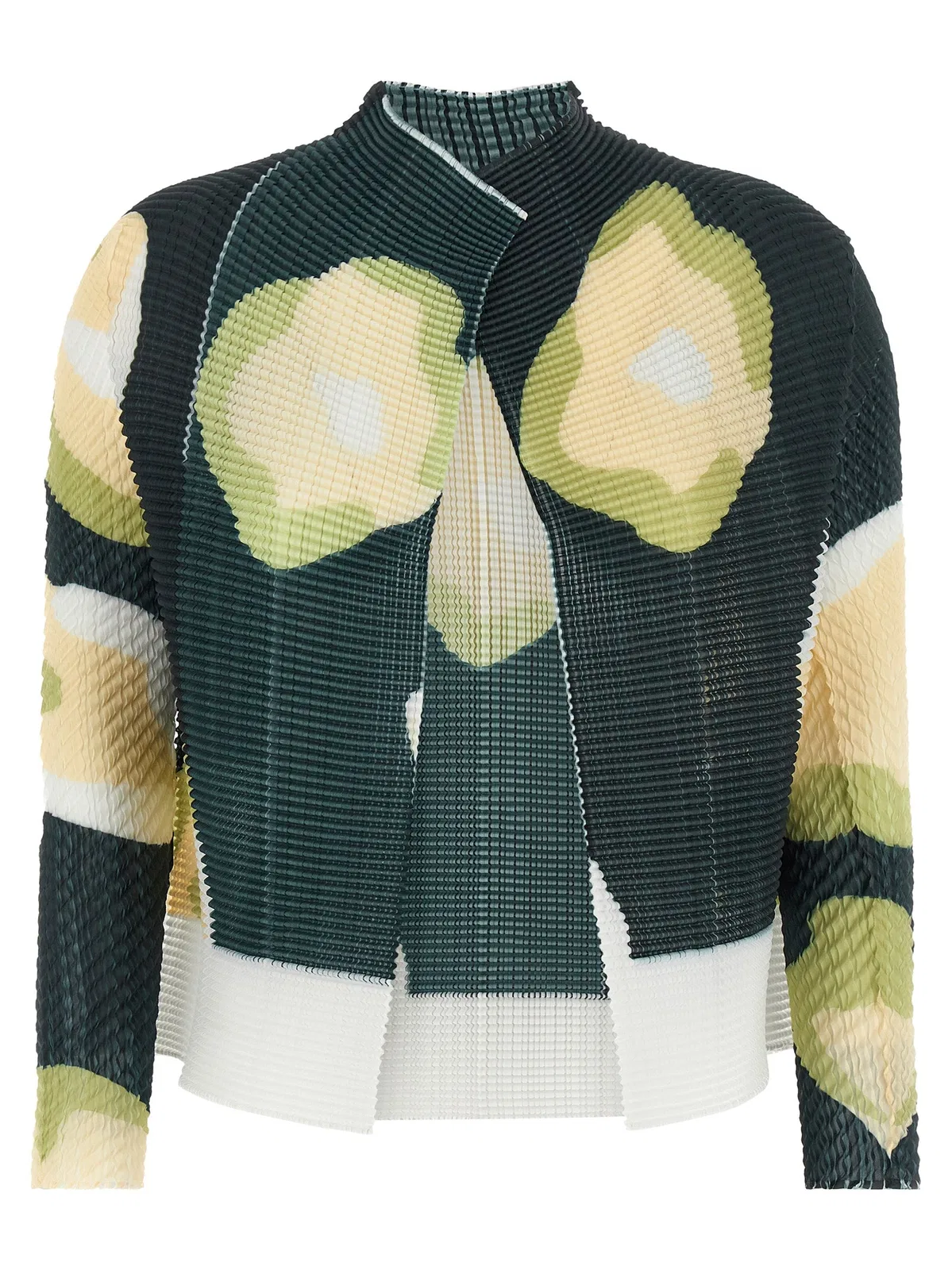 'Verve Pleats Top' Cardigan