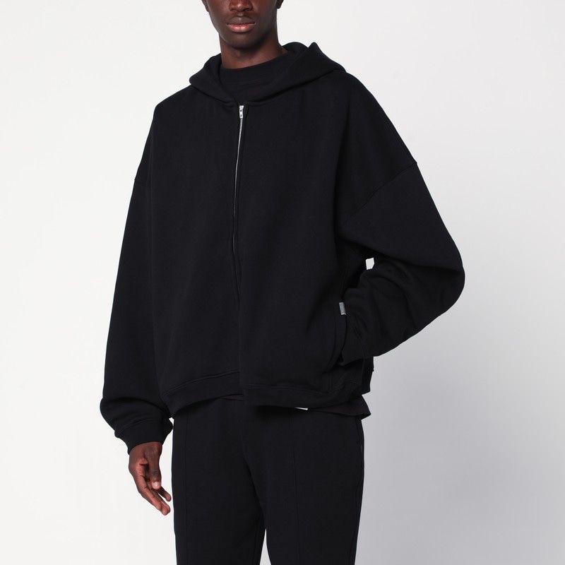 Black Zipup Hoodie