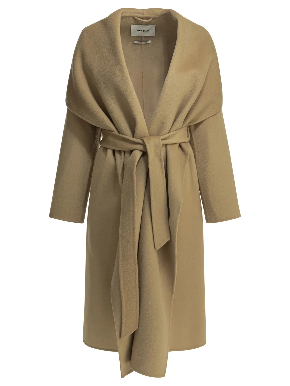 Beige Wool Jackets Coats
